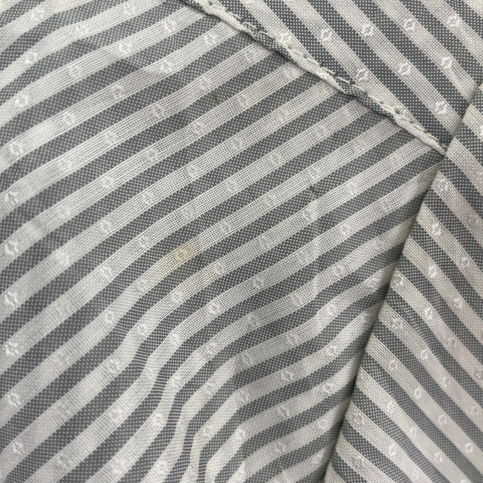 半袖シャツ 70s ストライプ ウエスタンシャツ グレー