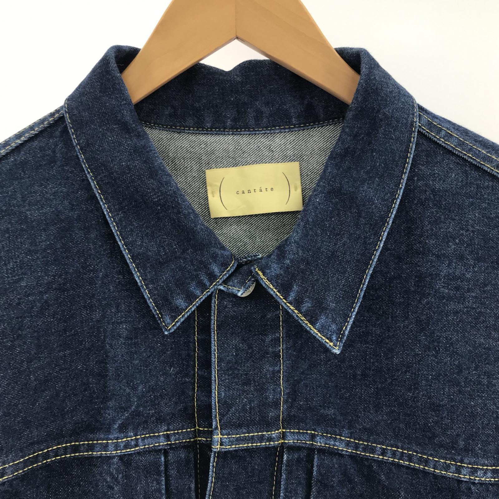 ジャケット cantate WW2 T-BACK デニムジャケット ブラック