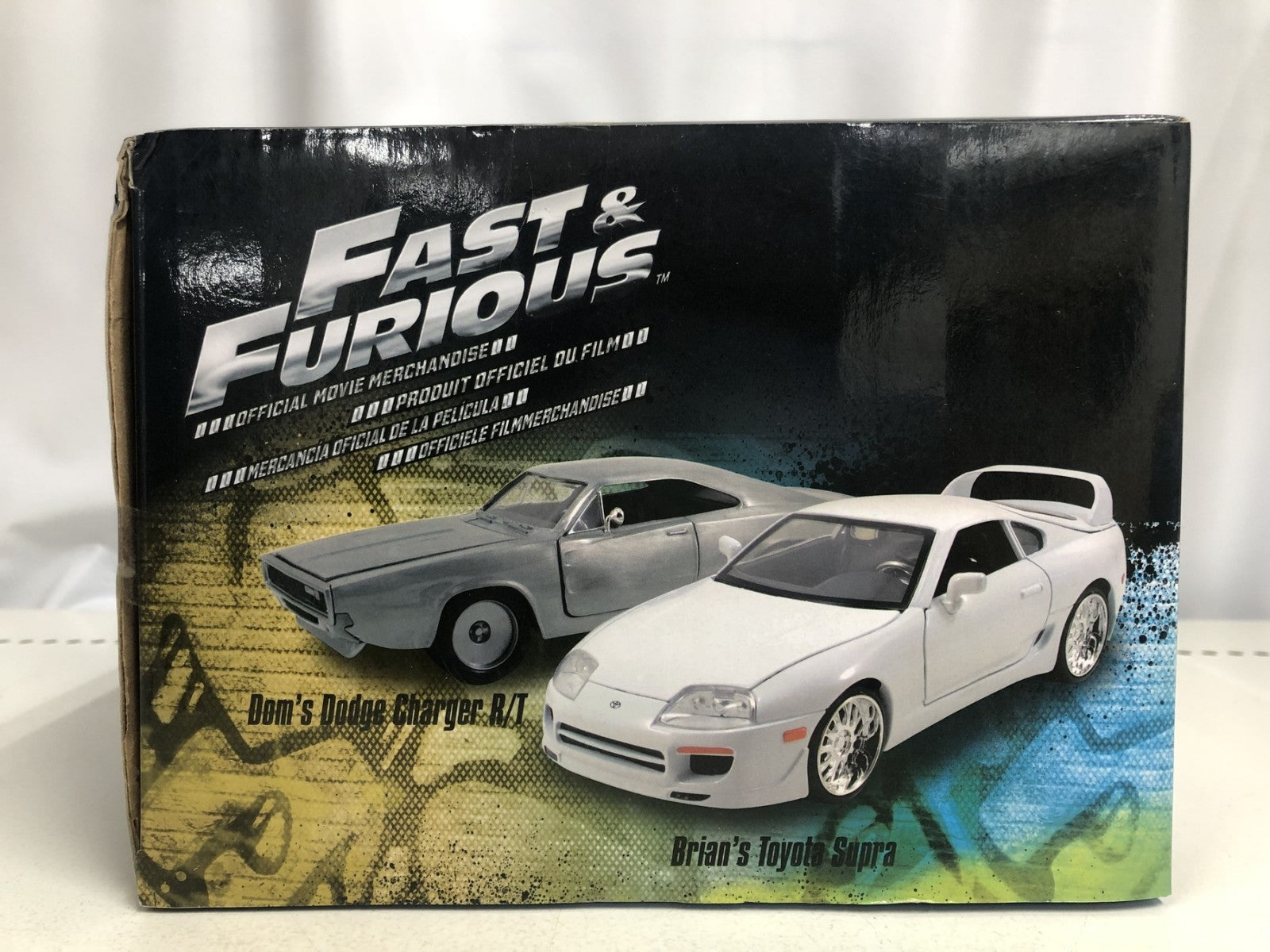 1/24 ドミニク ダッジ・チャージャー R/T& ブライアン トヨタ スープラ スケールカー