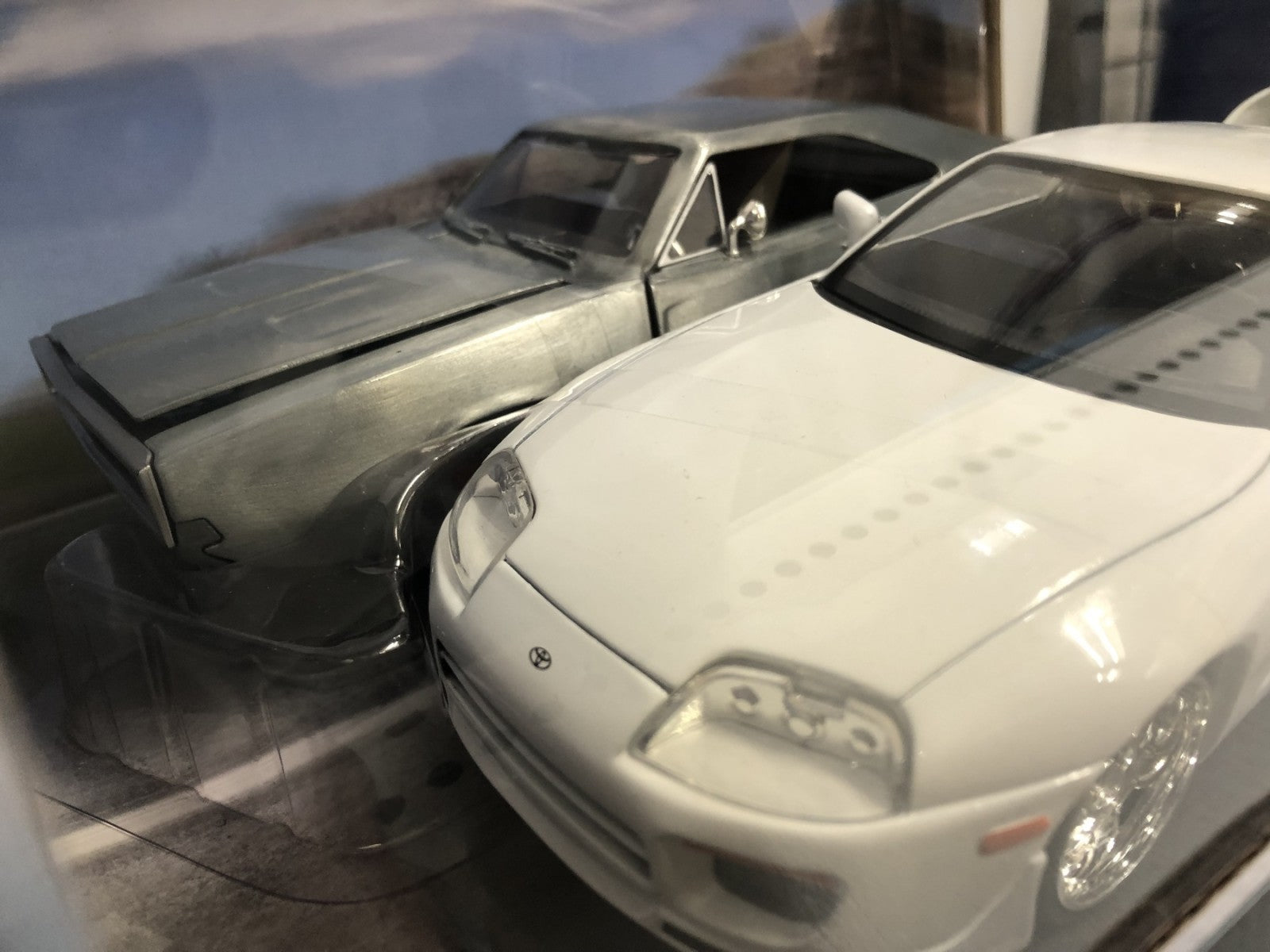 1/24 ドミニク ダッジ・チャージャー R/T& ブライアン トヨタ スープラ スケールカー
