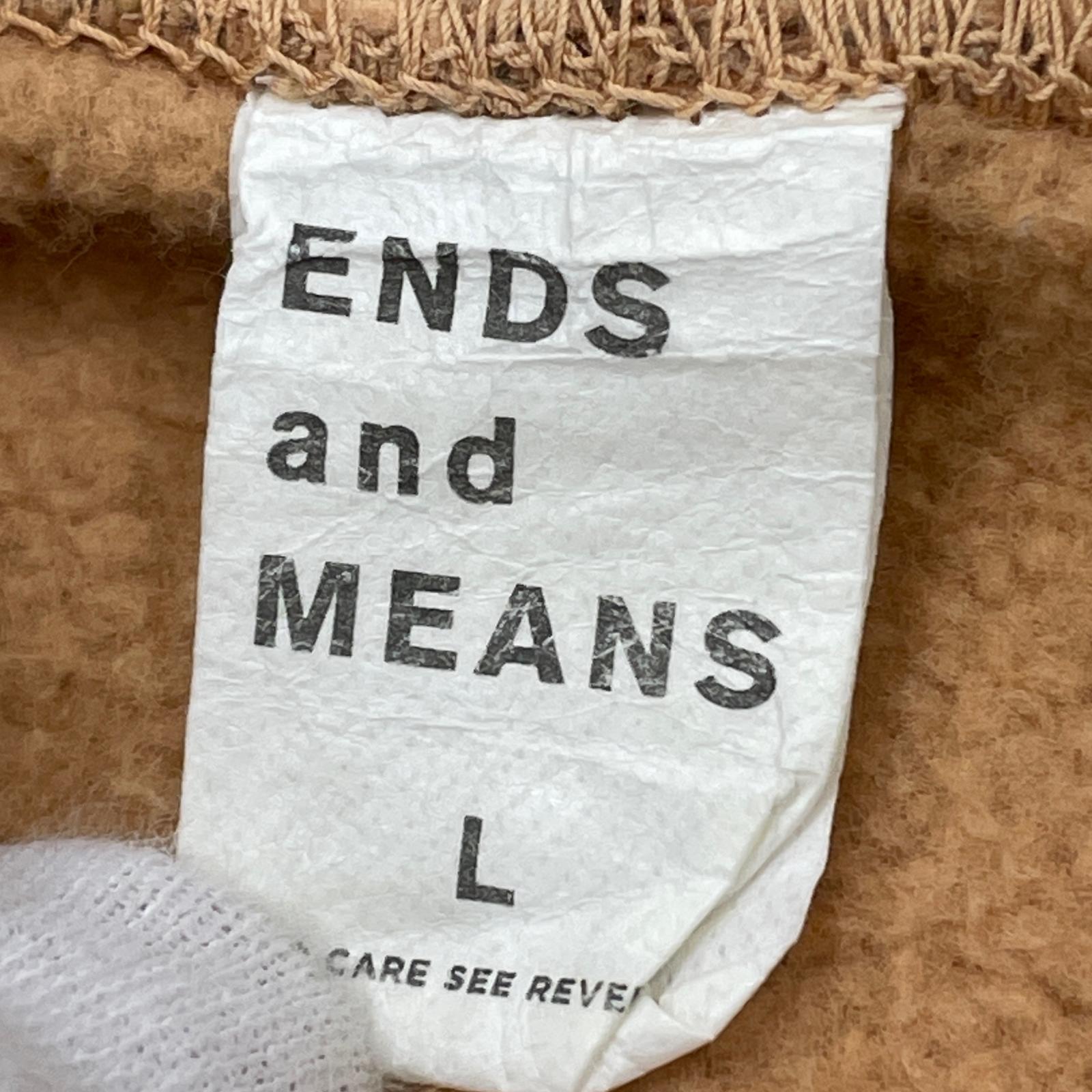 パーカー ENDS AND MEANS 裏起毛POパーカー (L) L ブラウン