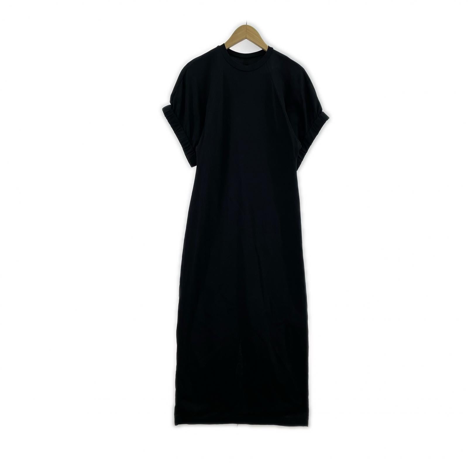 ワンピース SATORU SASAKI ROLL-UP SLEEVE DRESS 黒(2) 2 ブラック
