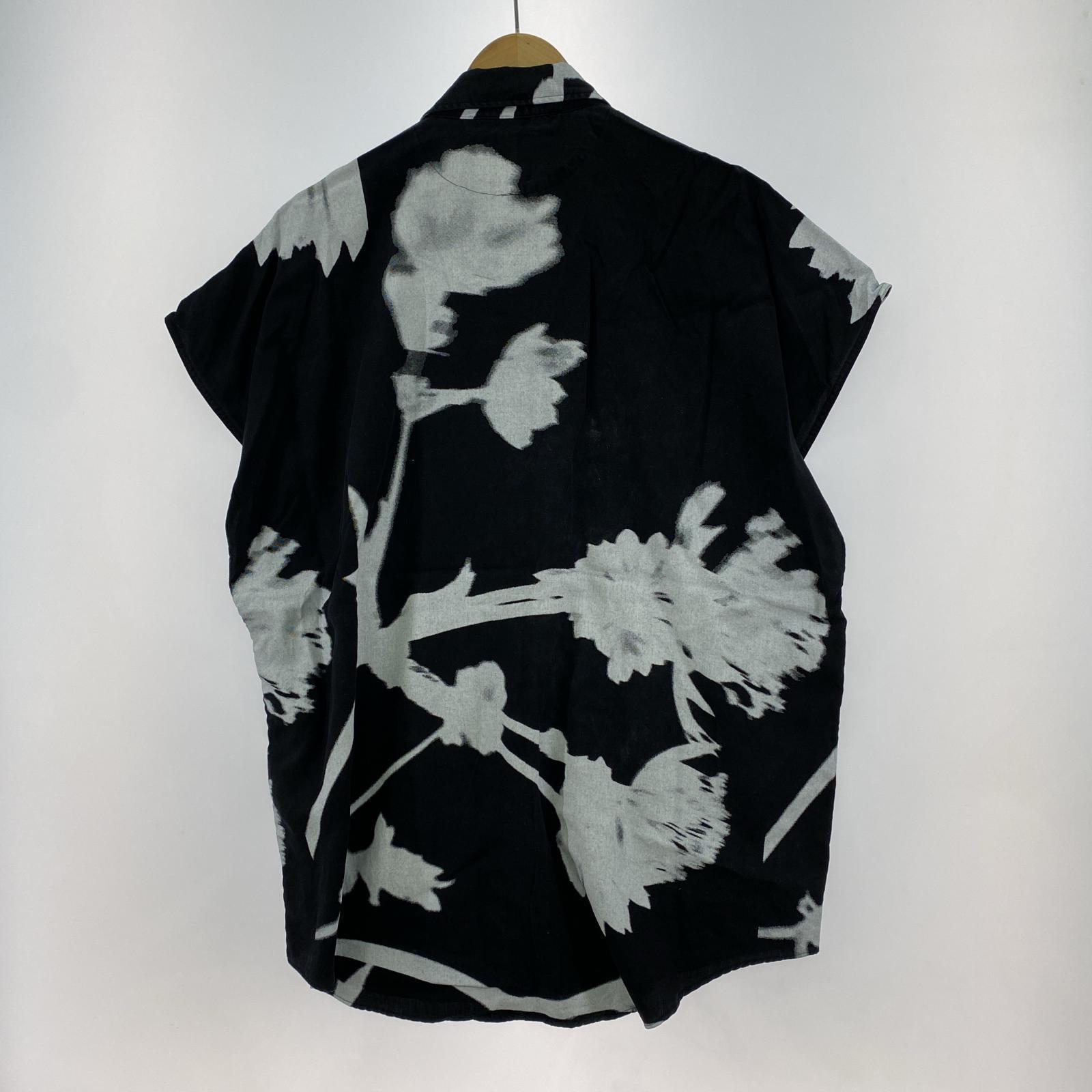 半袖シャツ 20SS/SCREEN FLORAL L ブラック