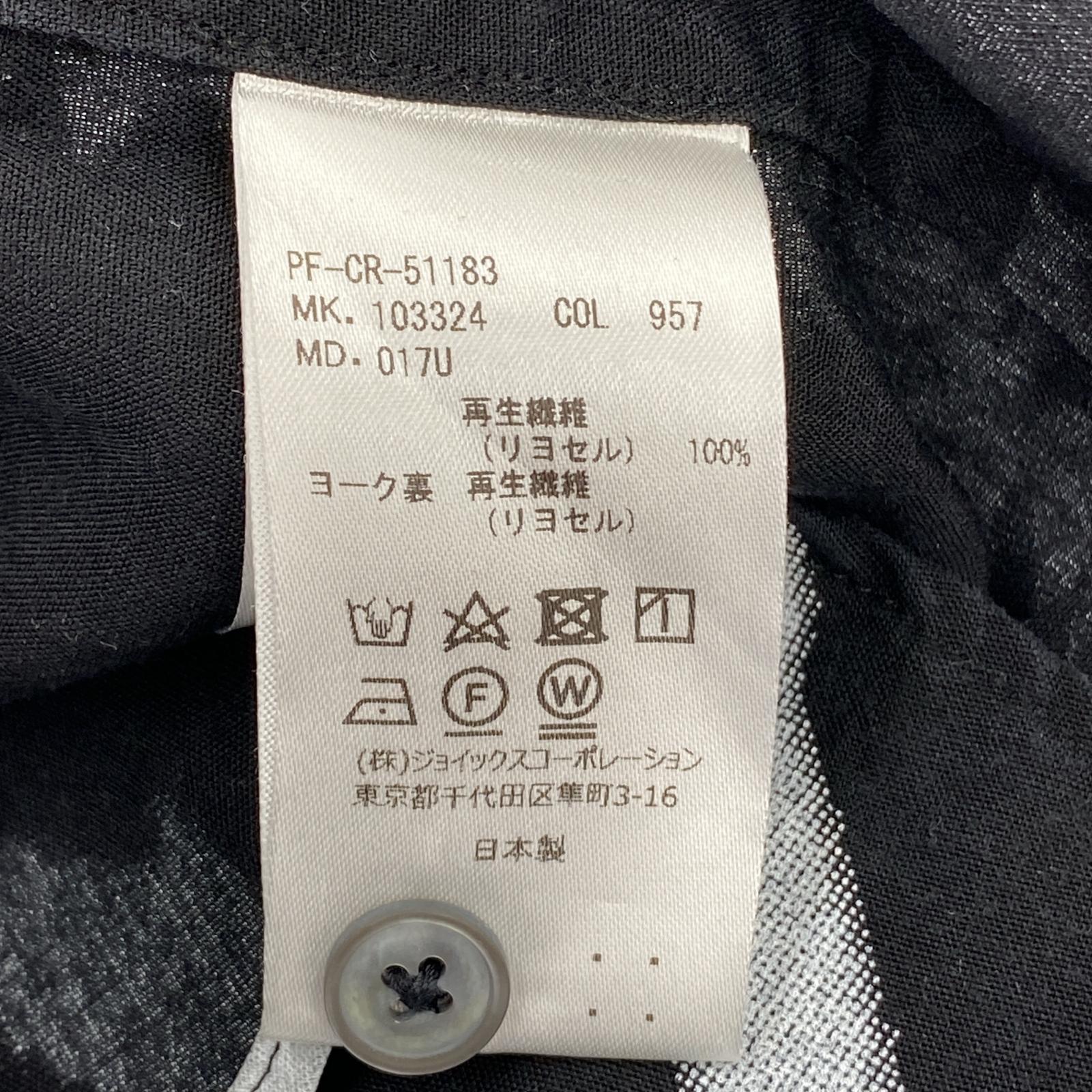 半袖シャツ 20SS/SCREEN FLORAL L ブラック