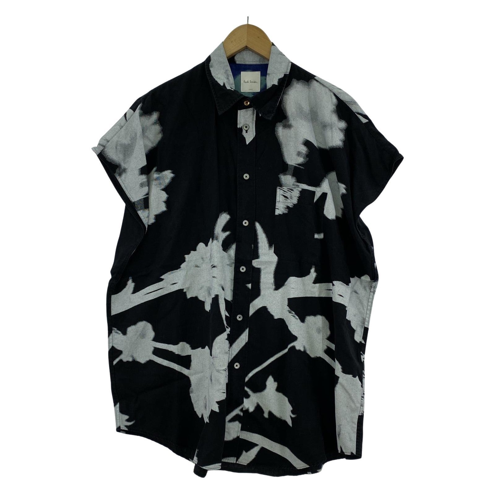 半袖シャツ 20SS/SCREEN FLORAL L ブラック