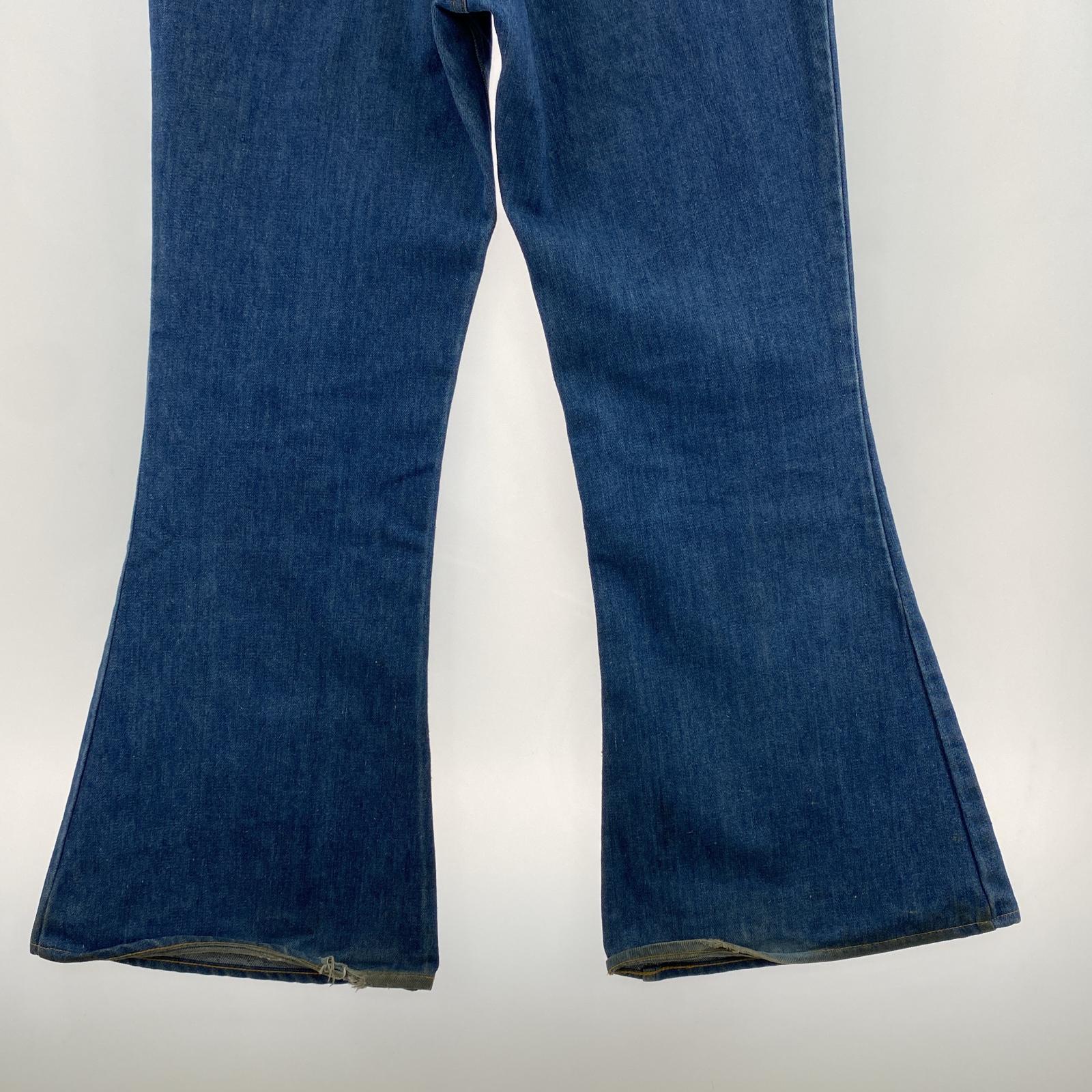 デニムパンツ 70s オレンジタブ42talon W36 36 ブルー