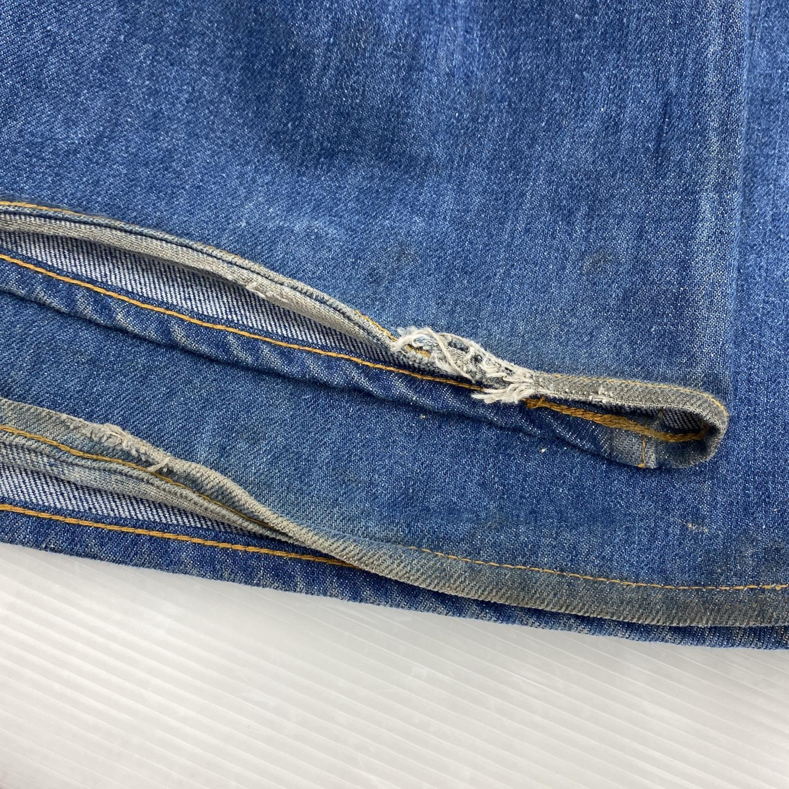 デニムパンツ 70s オレンジタブ42talon W36 36 ブルー