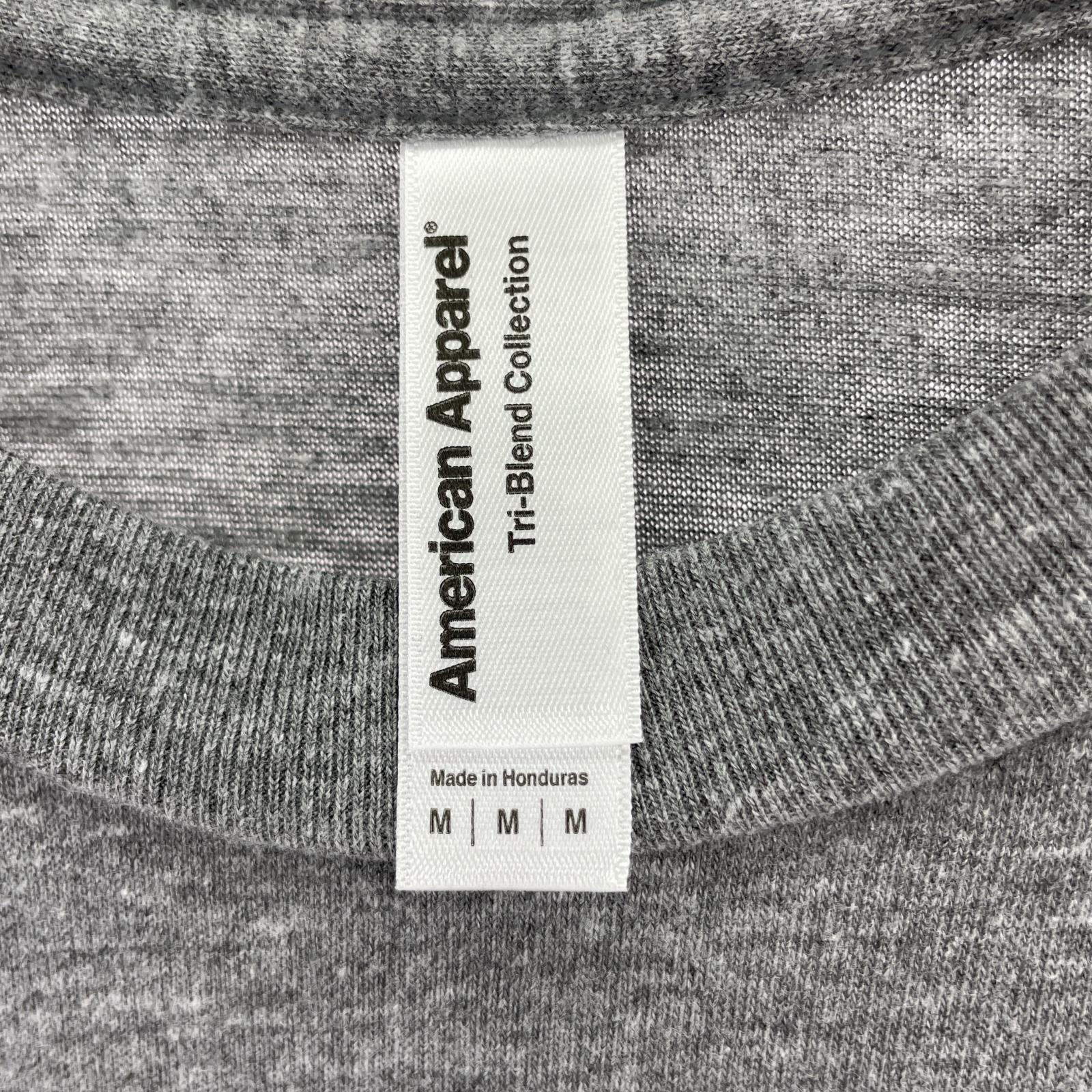 半袖Tシャツ 90s American Apparel グレー M グレー