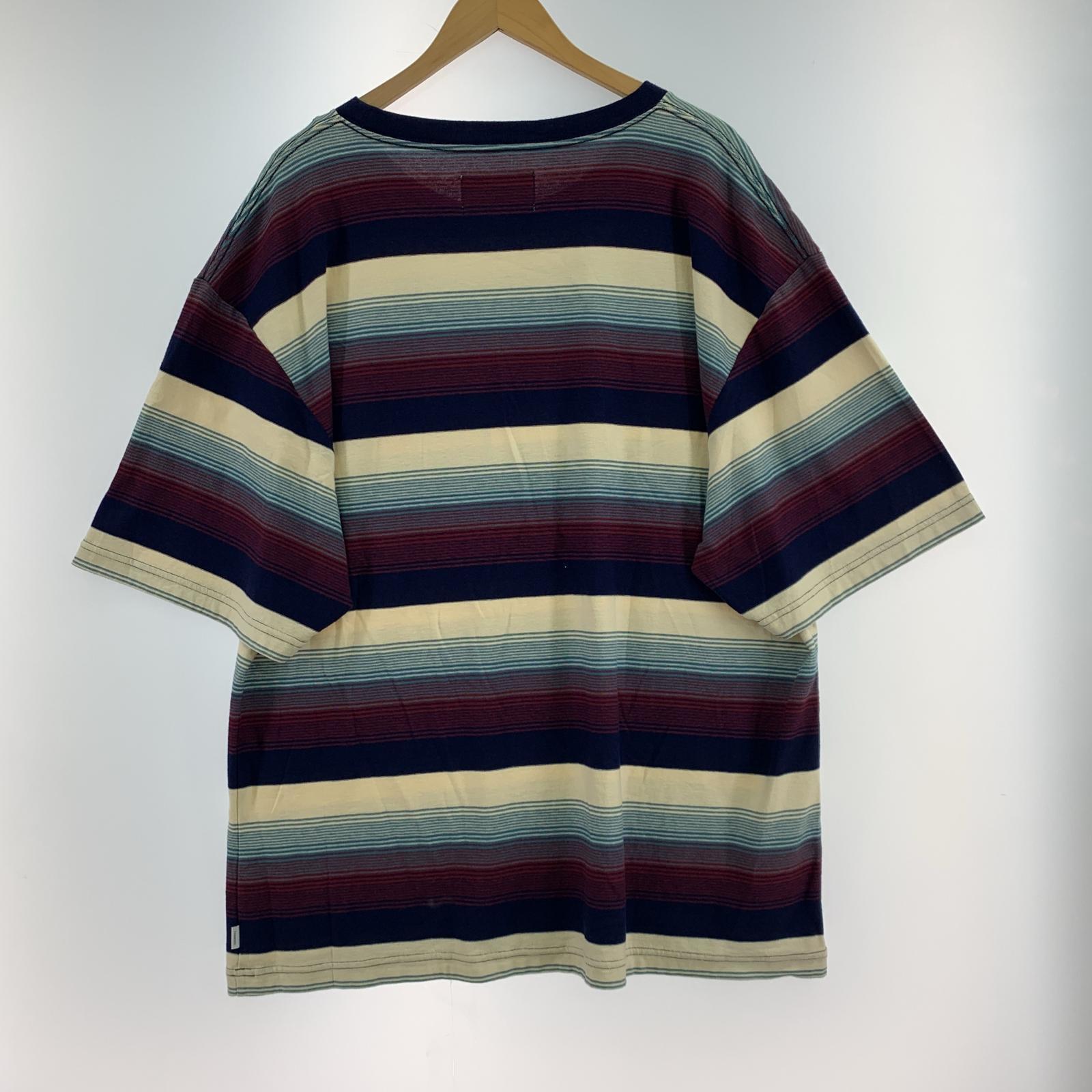 半袖Tシャツ MULTI STRIPE BIG TEE 0