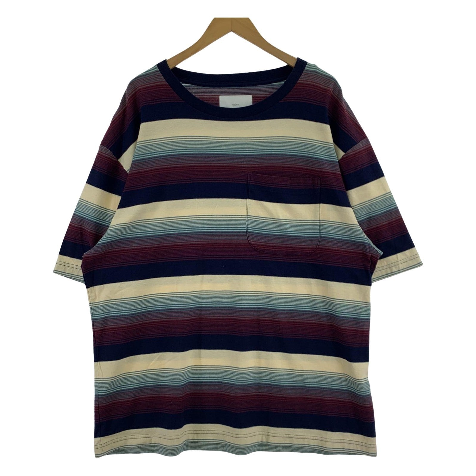半袖Tシャツ MULTI STRIPE BIG TEE 0