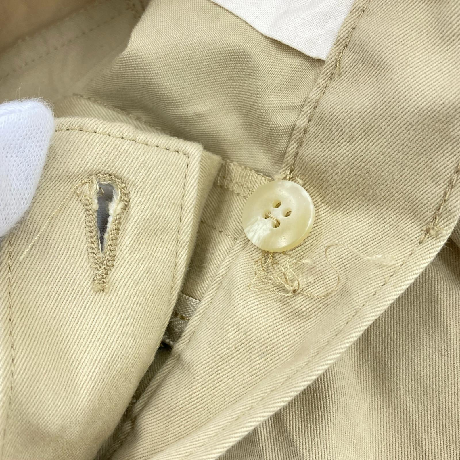 ショートパンツ 1タック チノショーツ 32 BEG 18-031-310-0008-1-0 ベージュ