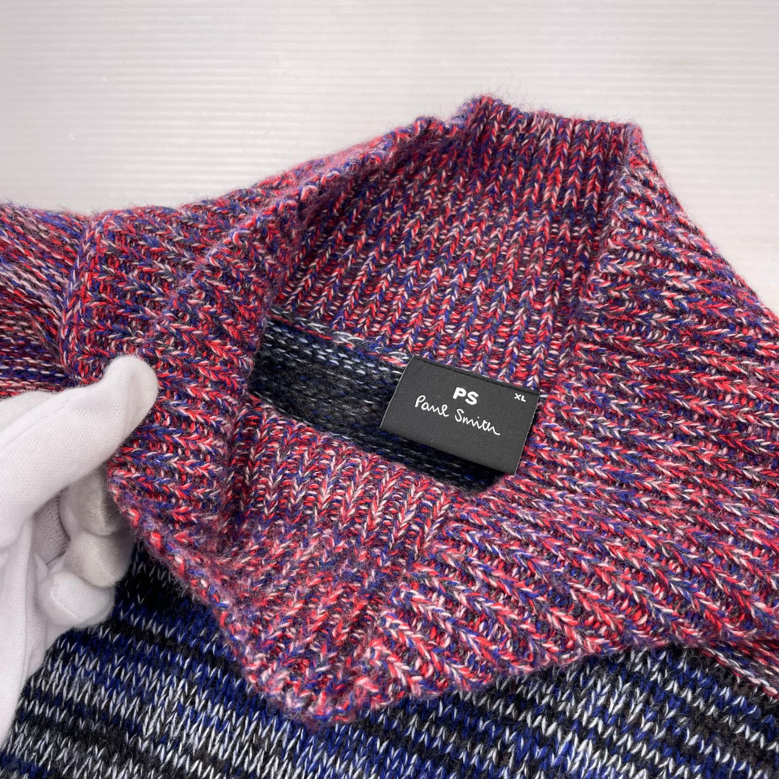 ニット ハイネック NVY XL ネイビー