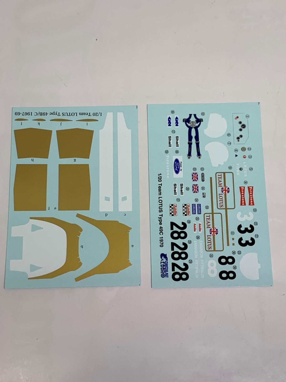 エブロ 006 Team Lotus type49C 1970 カープラモ・ミニ四駆