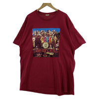 半袖Tシャツ 90s BEATLES LONELY HEARTS バンTee エンジ