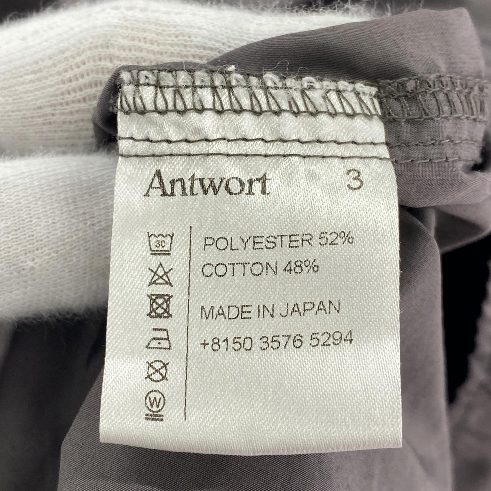 長袖シャツ Antwort 比翼シャツ 3 グレー 3 グレー