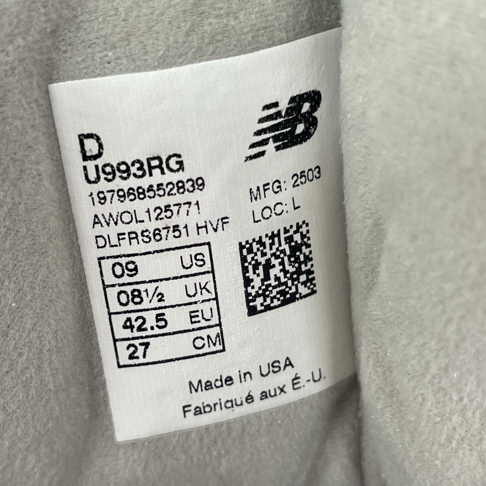 スニーカー 993 27.0cm 27cm (US9 UK8 1/2 EU44)