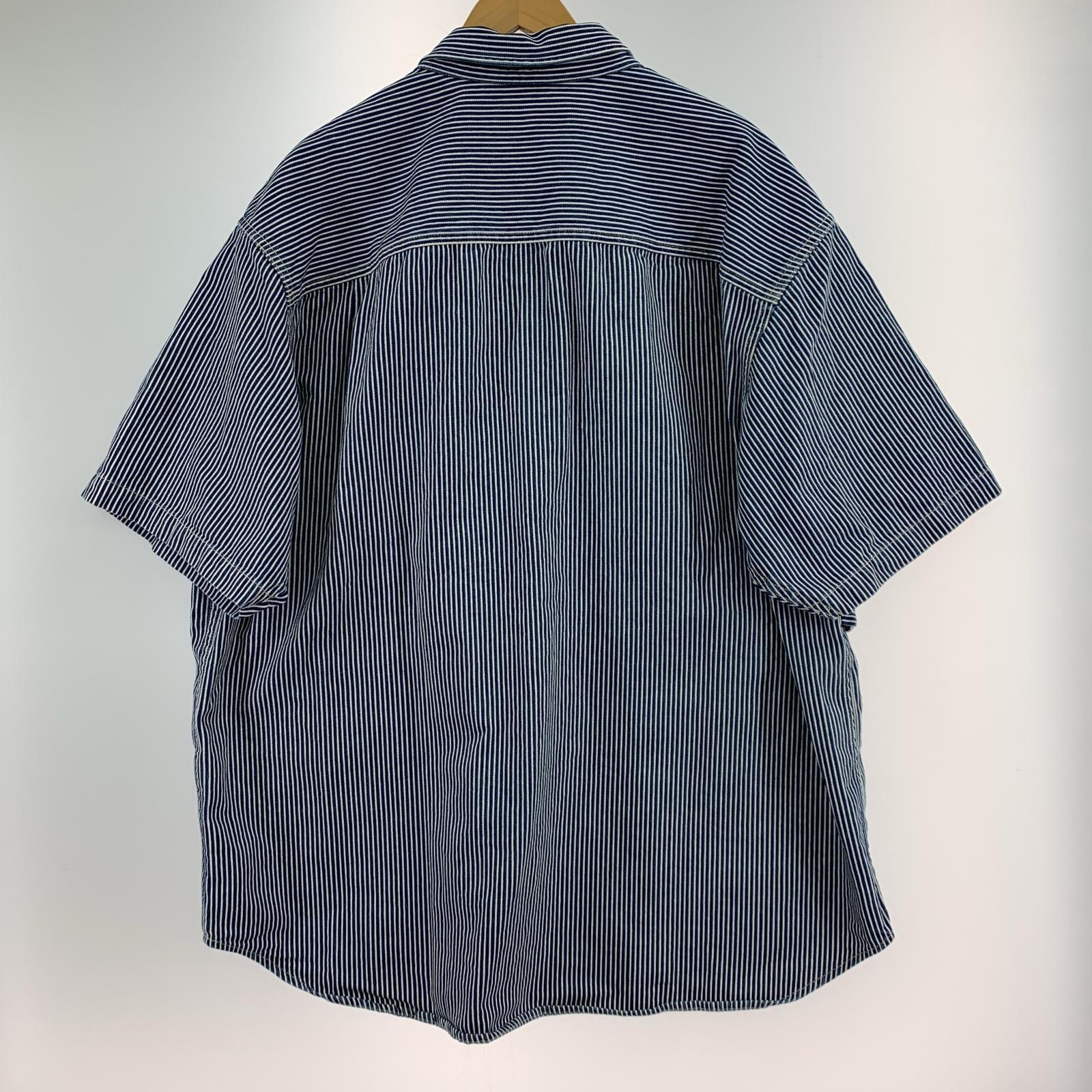 半袖シャツ Loose Fit S/S Denim Painter Shirt ブルー