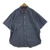 半袖シャツ Loose Fit S/S Denim Painter Shirt ブルー