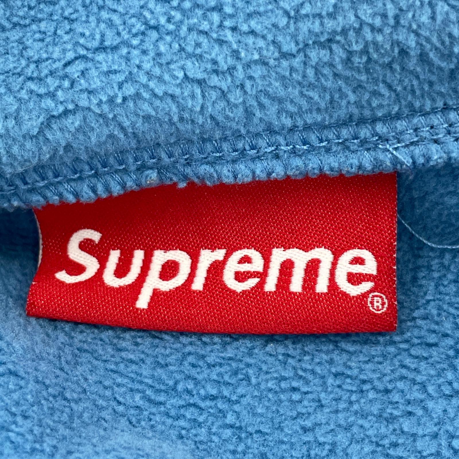 パーカー Supreme 22AW Polartec Facemask Half Zip フリースパーカ L ライトブルー L