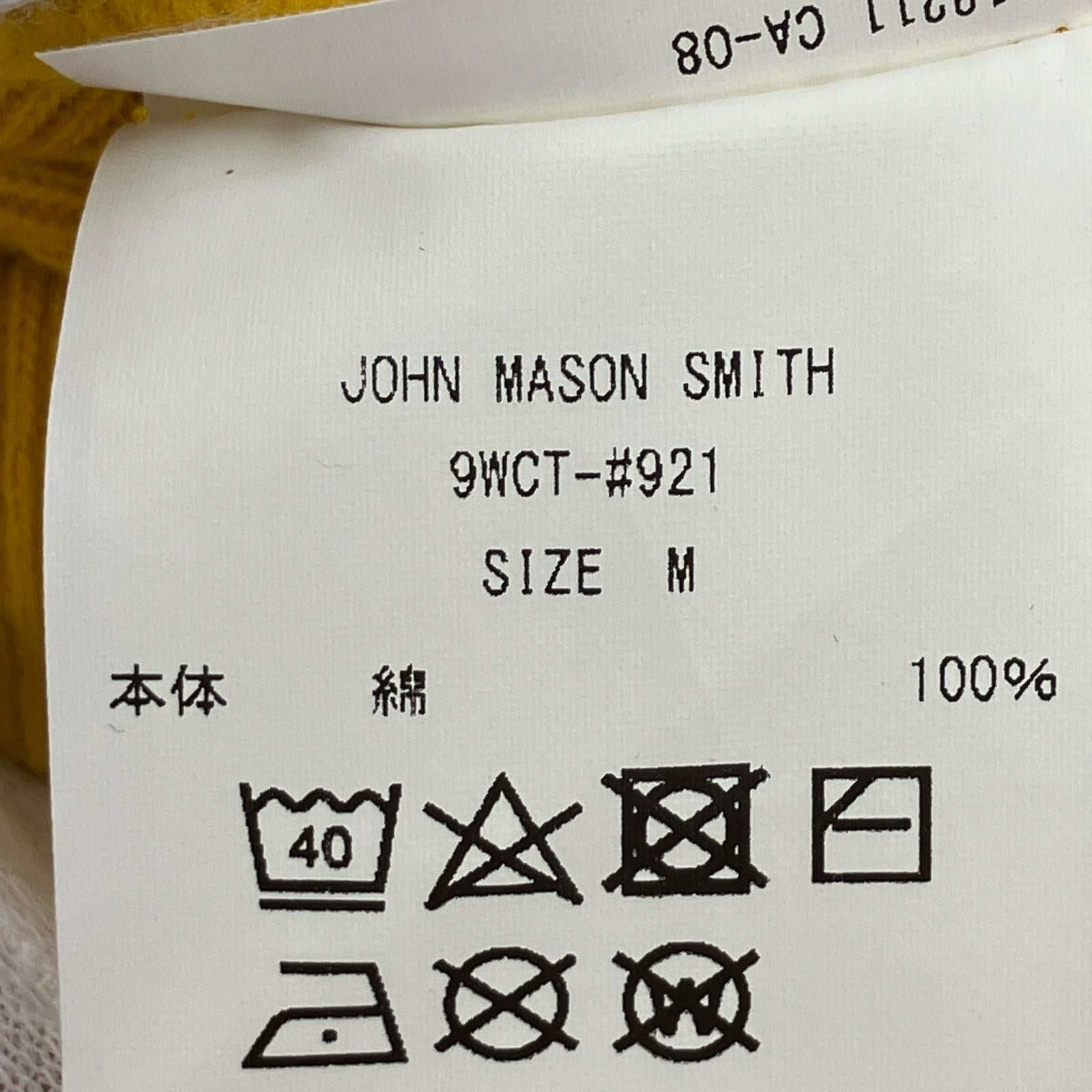 パーカー JOHN MASON SMITH 黄 (M) M イエロー