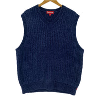 ニット Chenille Sweater Vest NVY L L