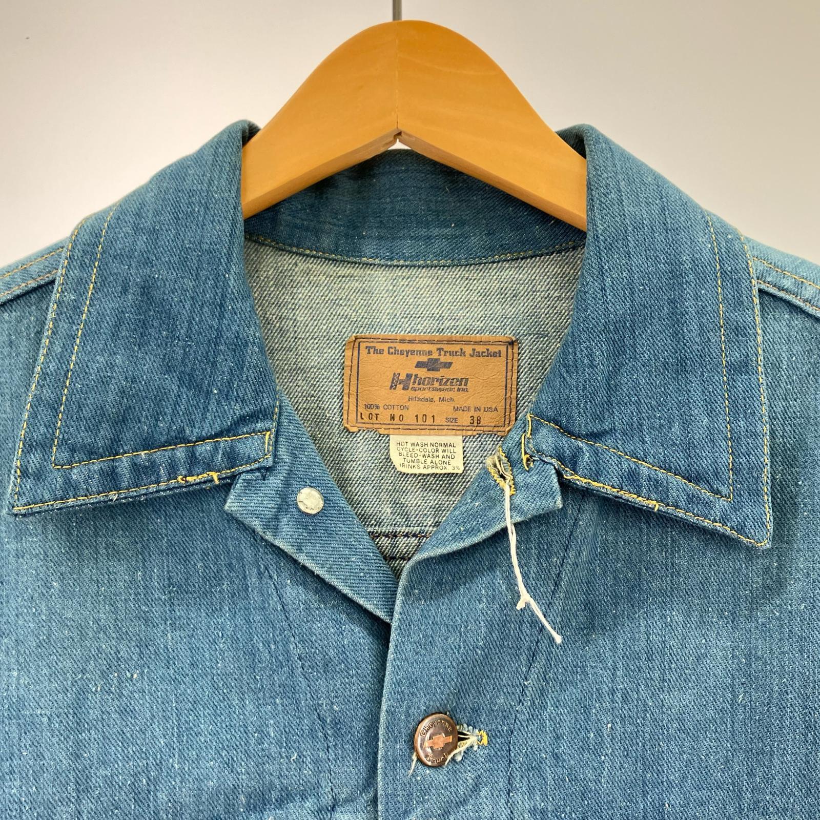 デニムジャケット Cheyenne Truck USA製 LOT101(38) 38 ブルー