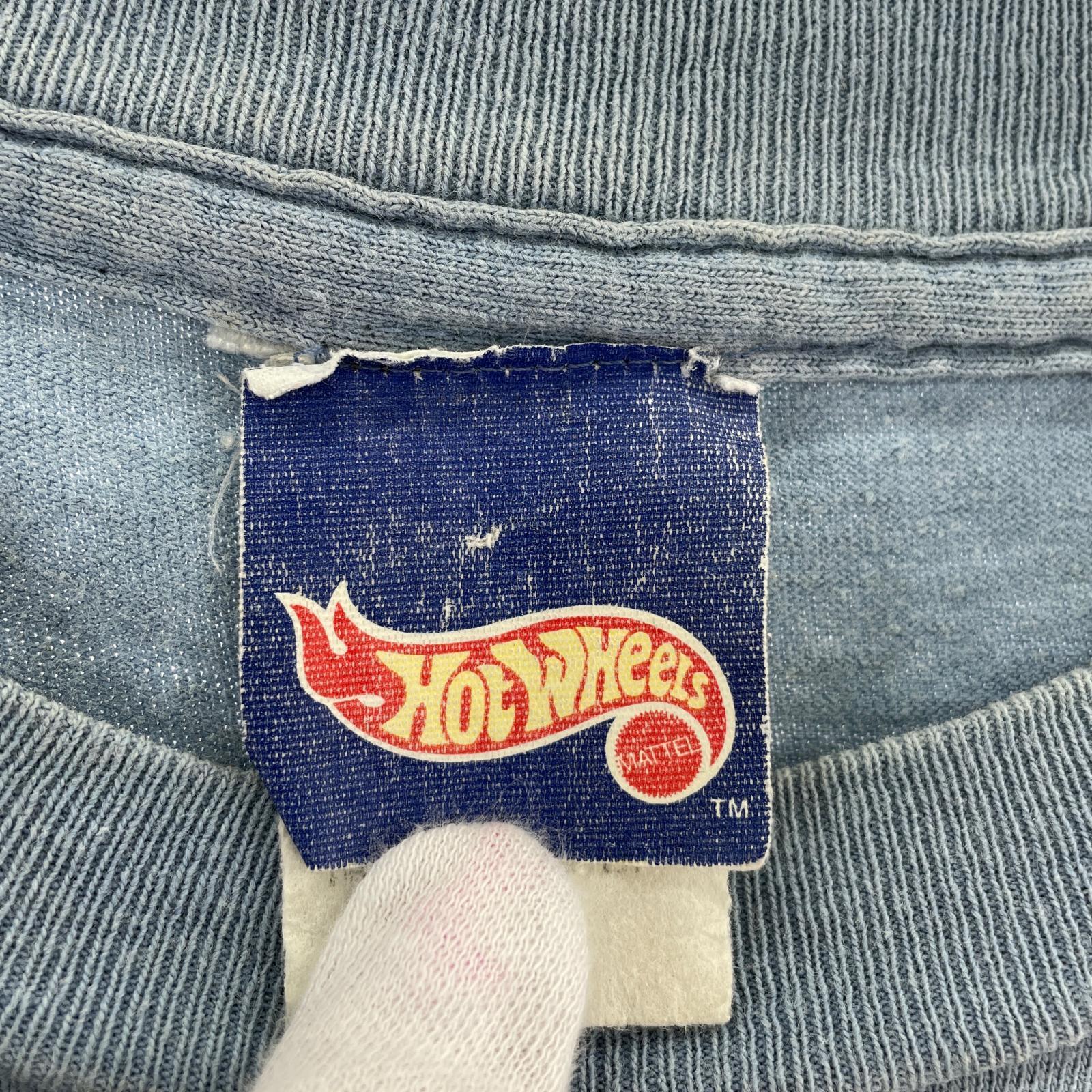 半袖Tシャツ HOT WHEELS 98年 Twin Mill プリント 水色(‐)