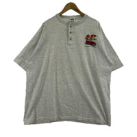 半袖Tシャツ COTTON DELUXE 90s AP USA ヘンリ? 灰(2XL) グレー