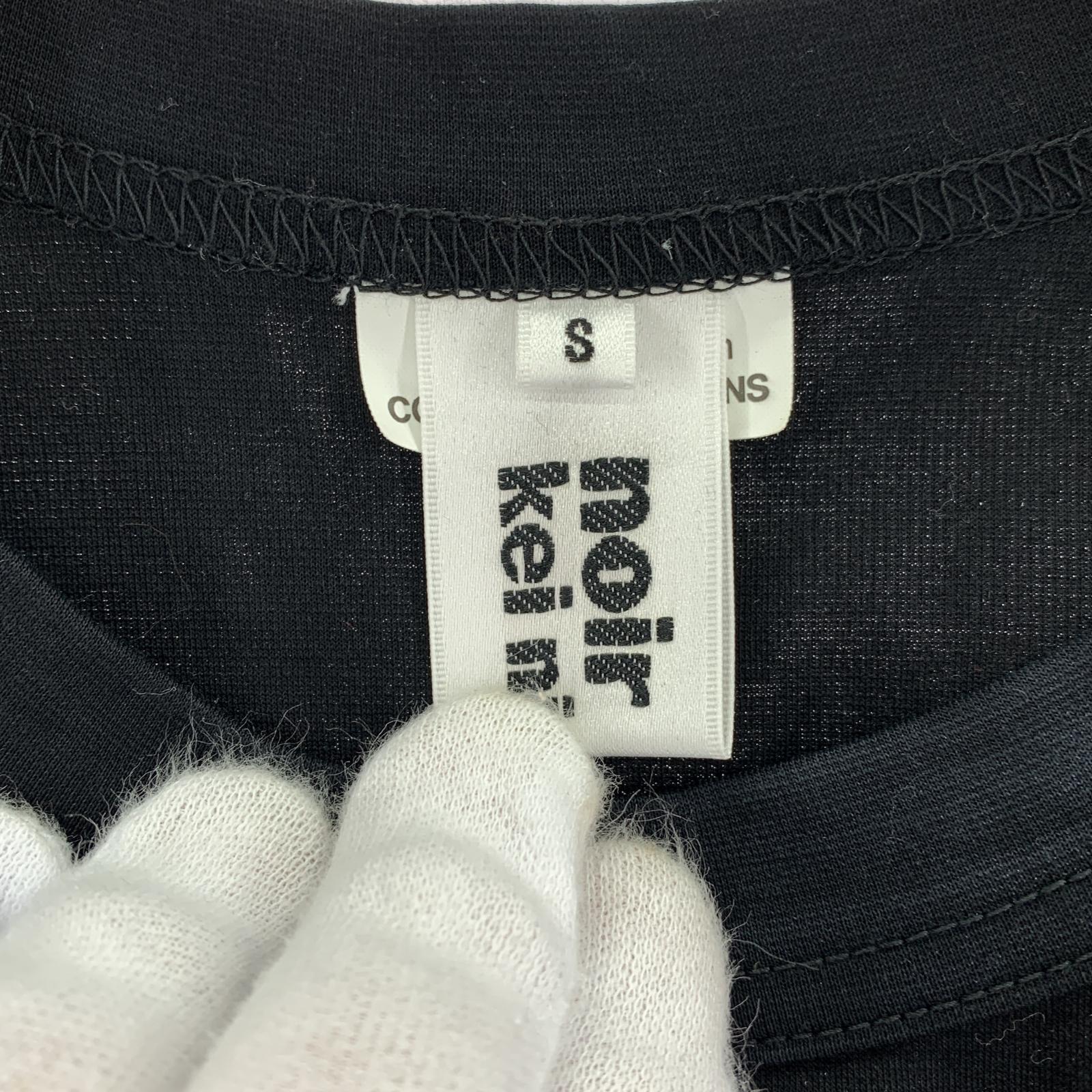 半袖Tシャツ noir kei ninomiya/袖フリル/BLK S ブラック