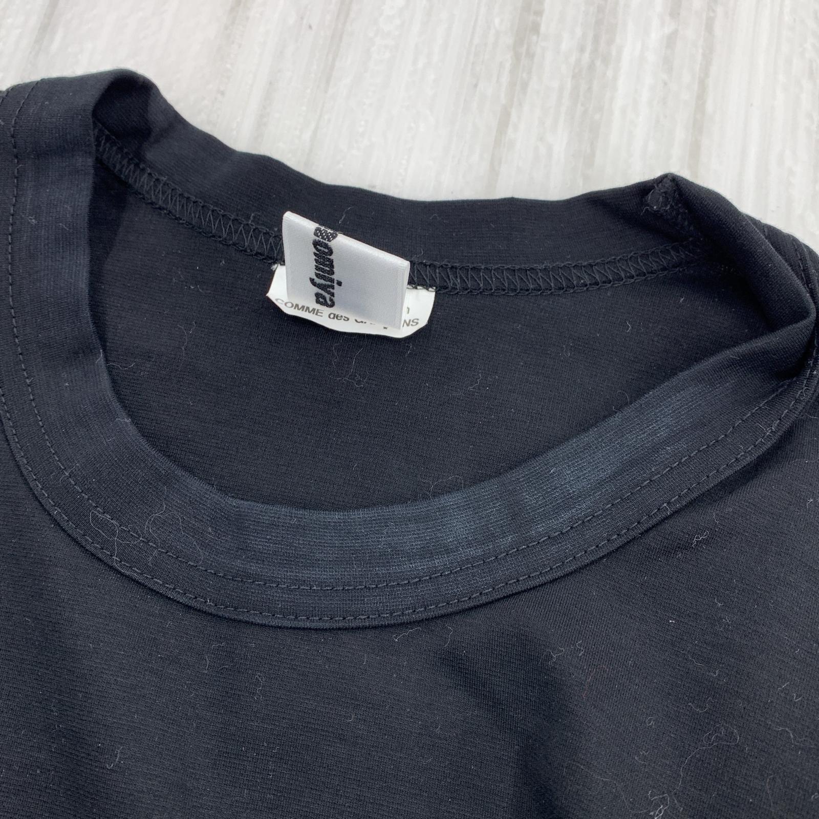 半袖Tシャツ noir kei ninomiya/袖フリル/BLK S ブラック