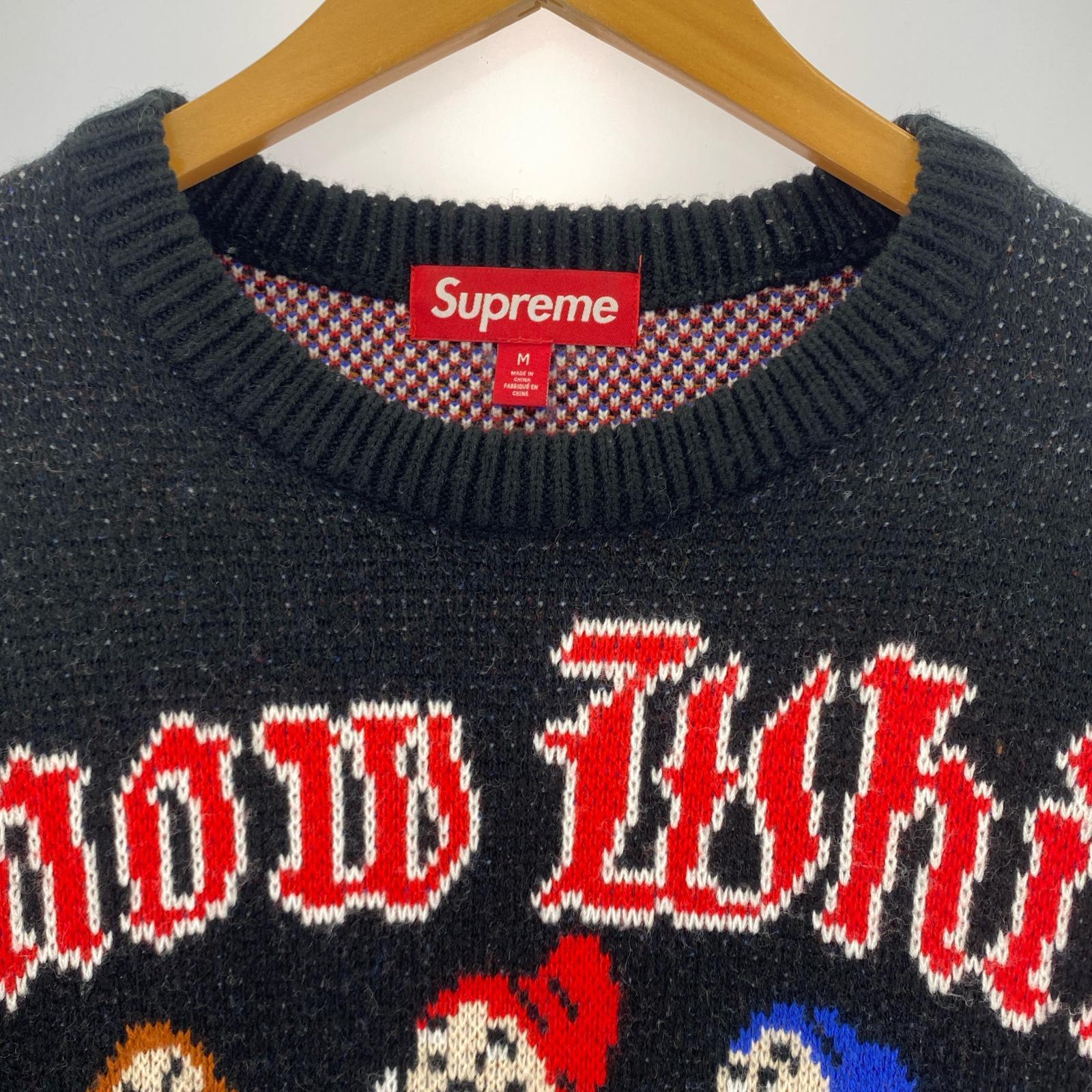 ニット SNOW WHITE SWEATER BLK M M ブラック