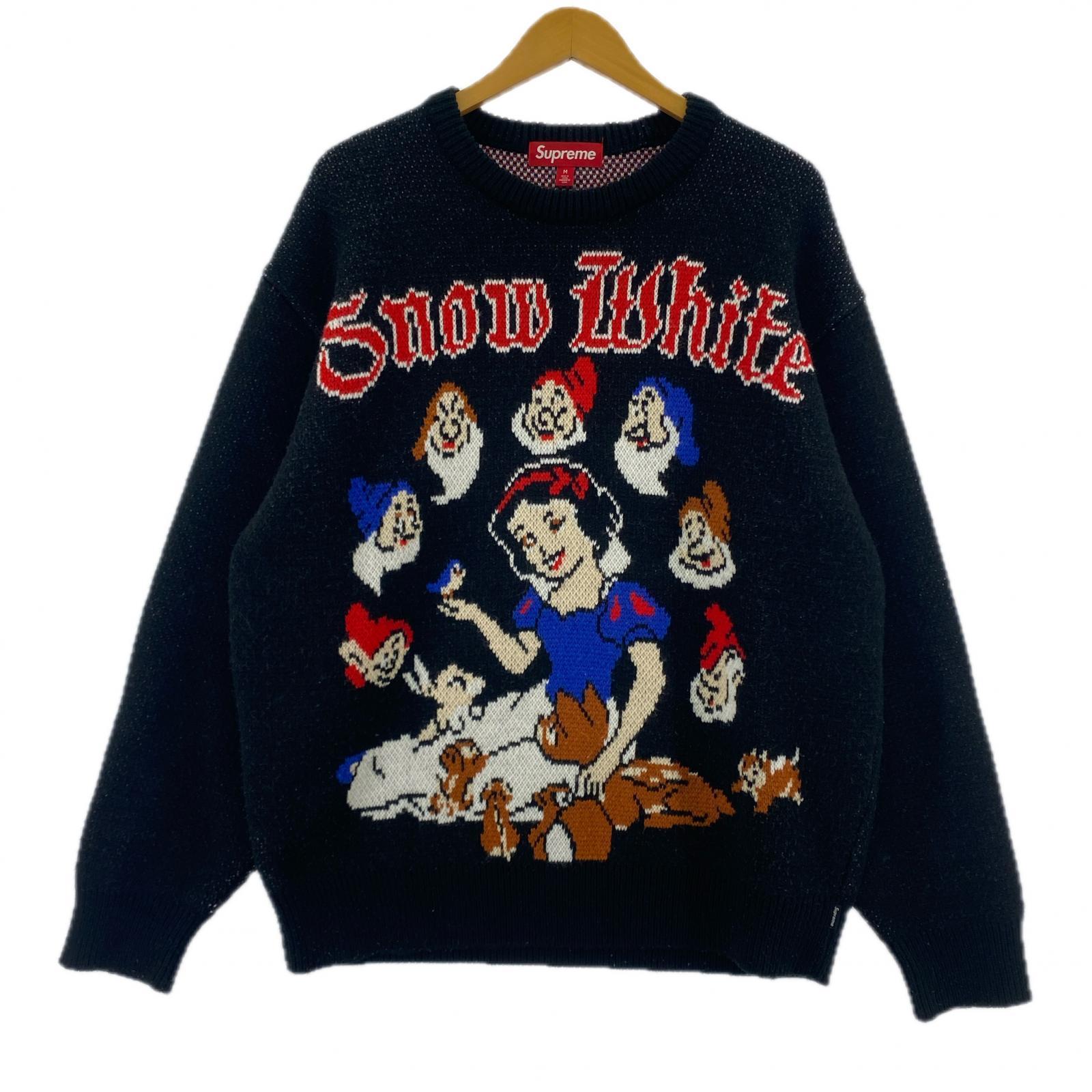 ニット SNOW WHITE SWEATER BLK M M ブラック
