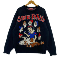 ニット SNOW WHITE SWEATER BLK M M ブラック