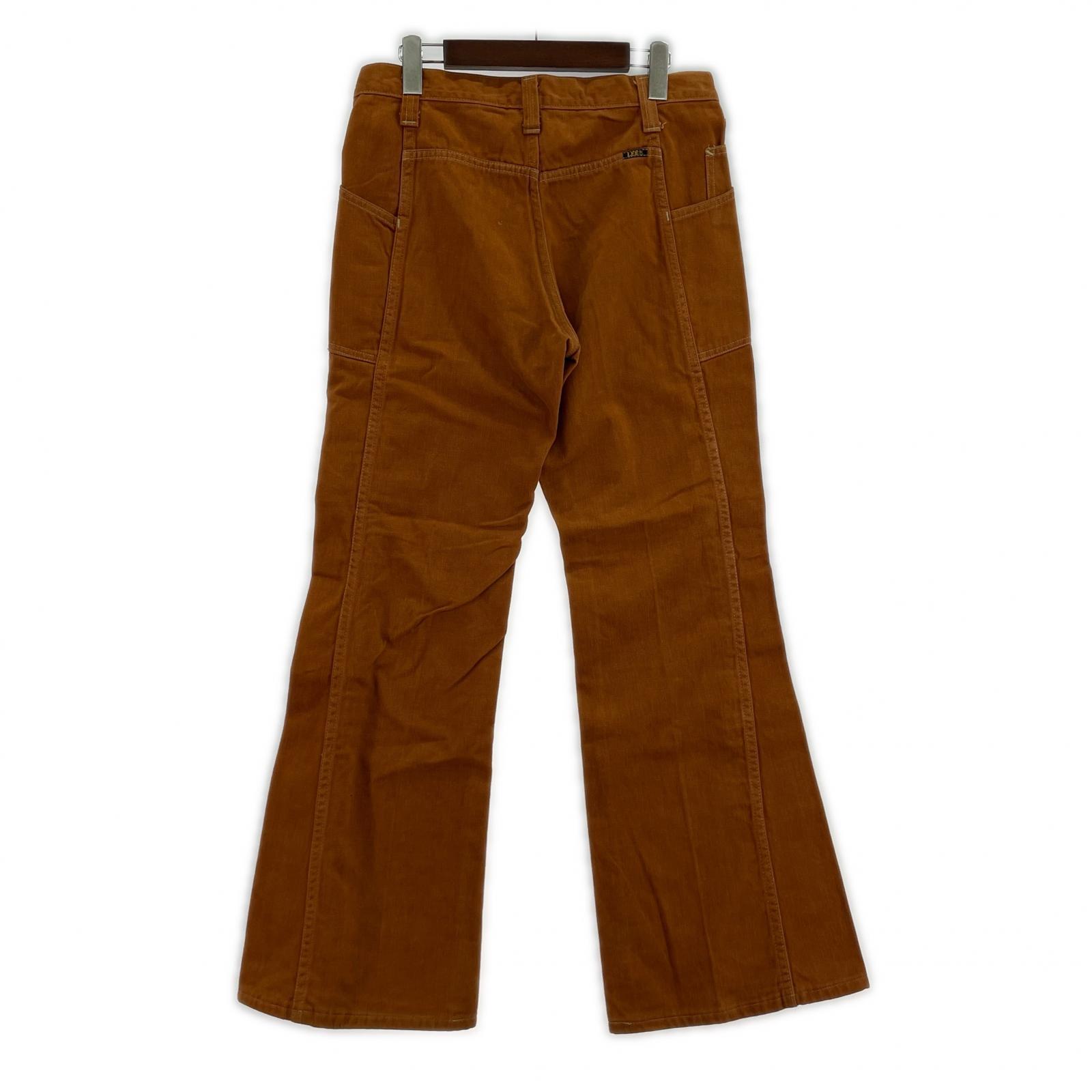 パンツ 70s 42TALON Leens フレアパンツ 茶 W32 ブラウン