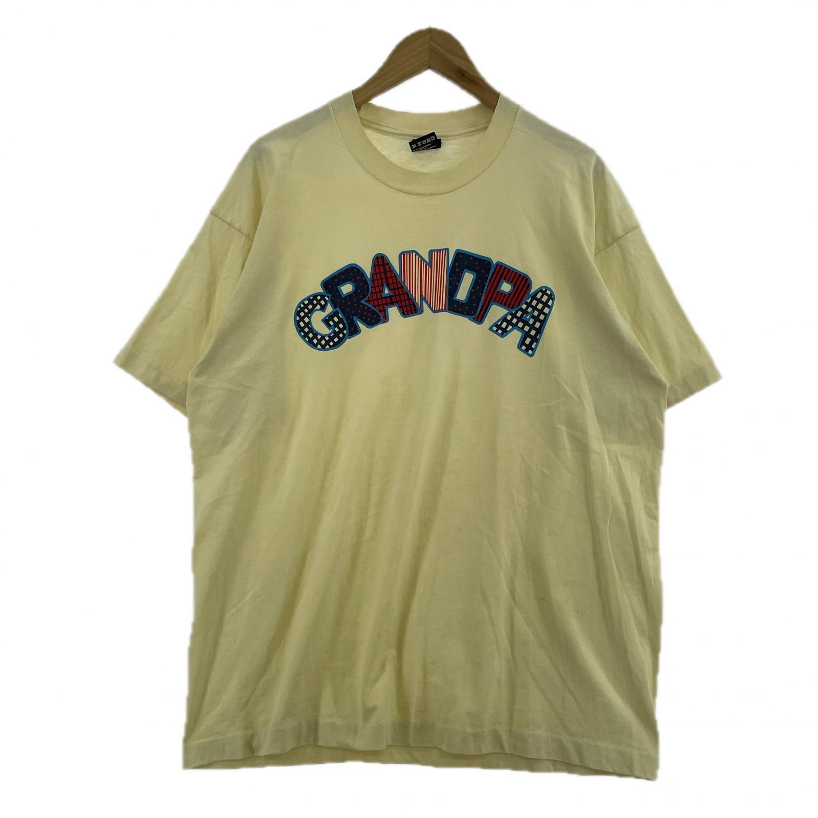 半袖Tシャツ BEST 90s GRANDPA 黄(XL)