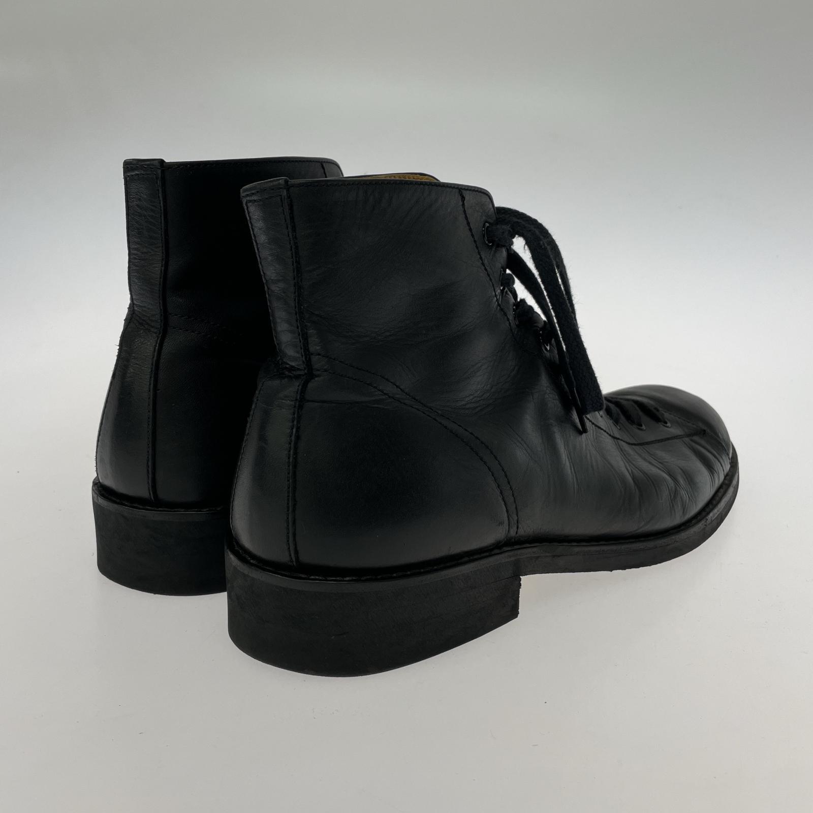 ブーツ Yohji Yamamoto REGULATION Yohji Yamamoto レースアップブーツ ブラック ブラック
