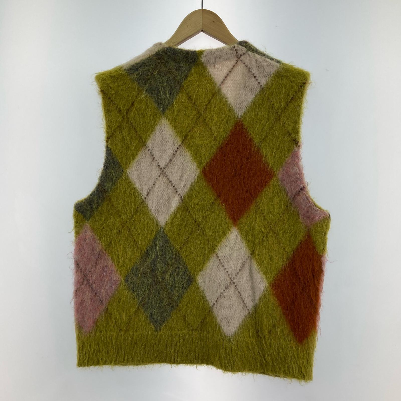 長袖シャツ 24SS Brushed Argyle Zip Up(S) S マルチカラー