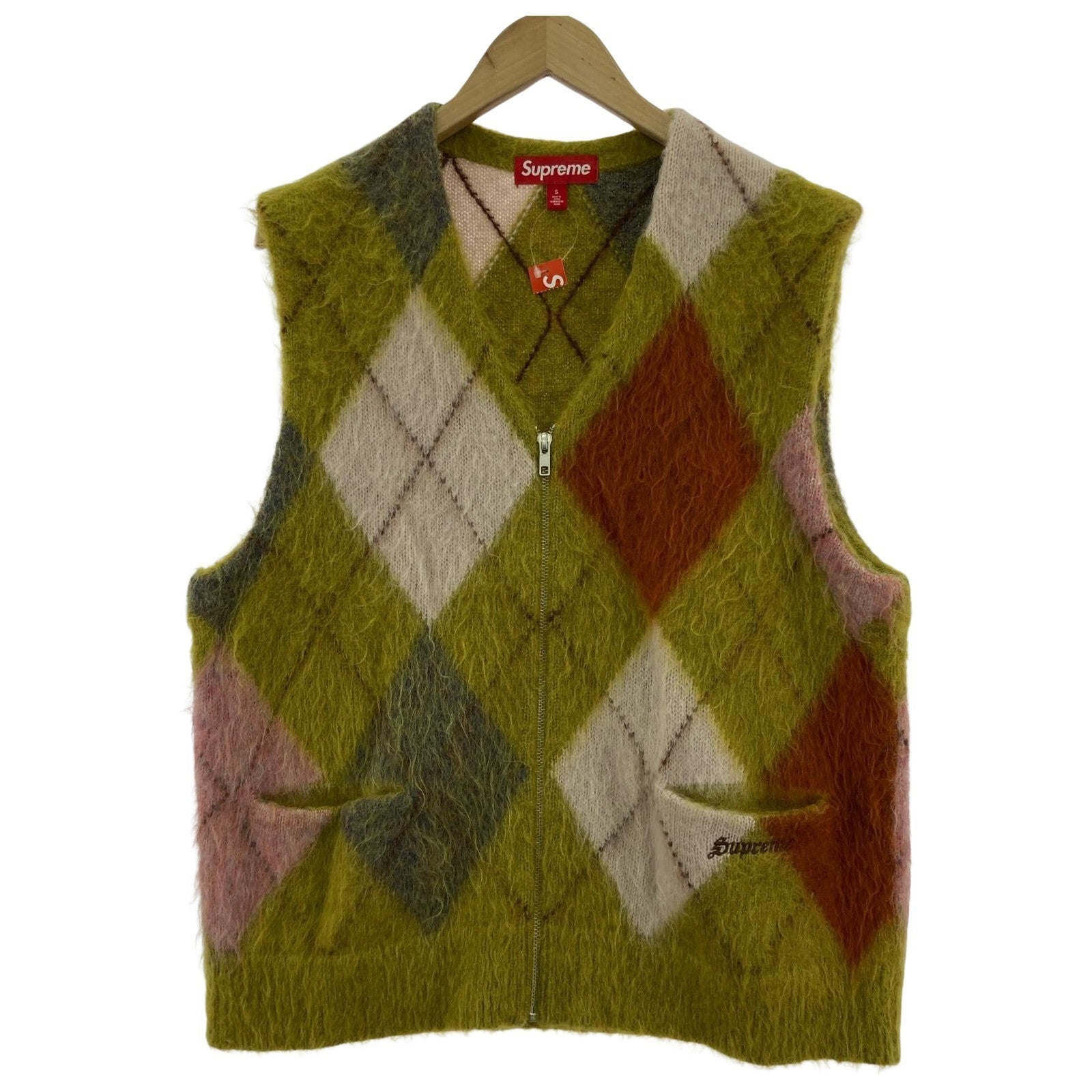 長袖シャツ 24SS Brushed Argyle Zip Up(S) S マルチカラー
