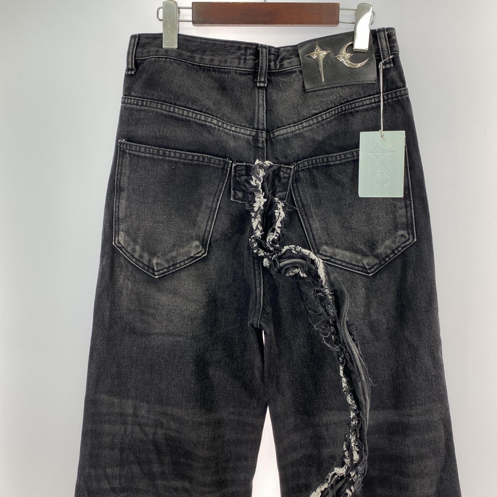 デニムパンツ THUG CLUB 24AW CHIMERA PANTS (1) ブラック