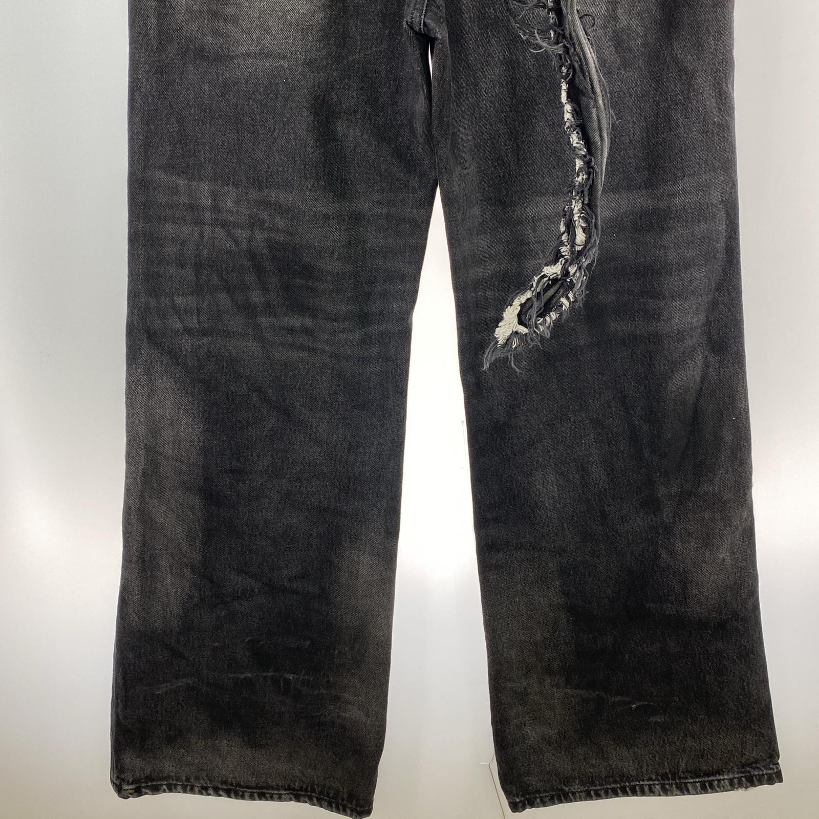 デニムパンツ THUG CLUB 24AW CHIMERA PANTS (1) ブラック