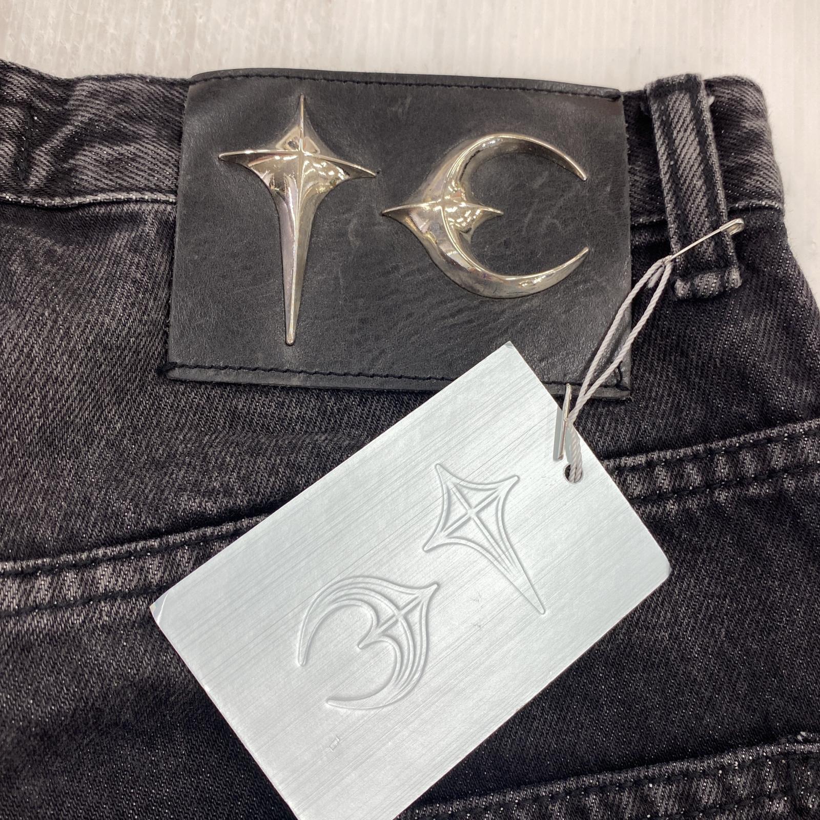 デニムパンツ THUG CLUB 24AW CHIMERA PANTS (1) ブラック