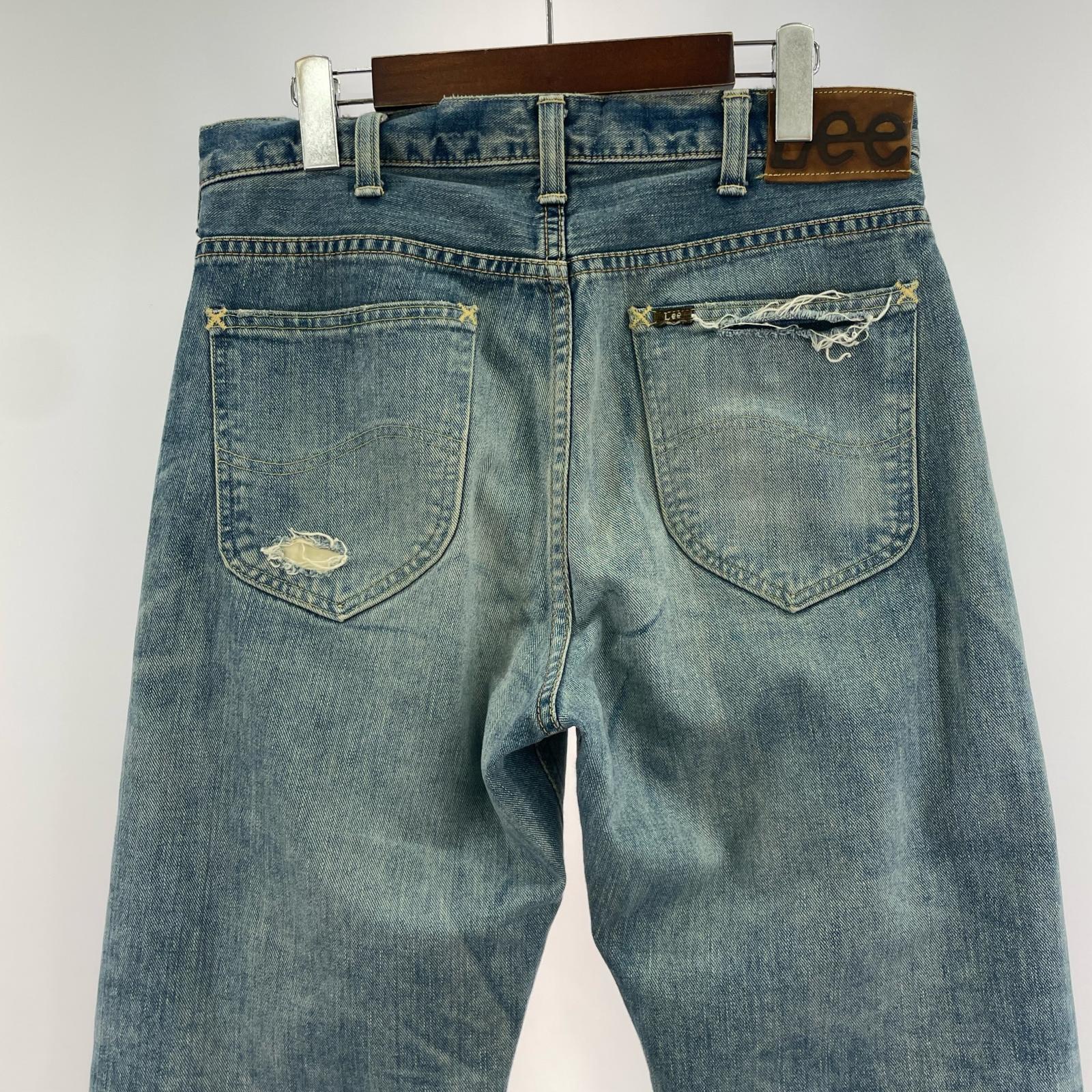 デニムパンツ BEAMS別注 ダメージデニムパンツ (30) 30 ブルー