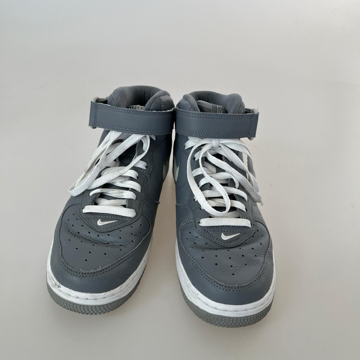 スニーカー Air Force 1 Mid NYC Cool Grey 26cm (US8 UK7 1/2 EU42) グレー
