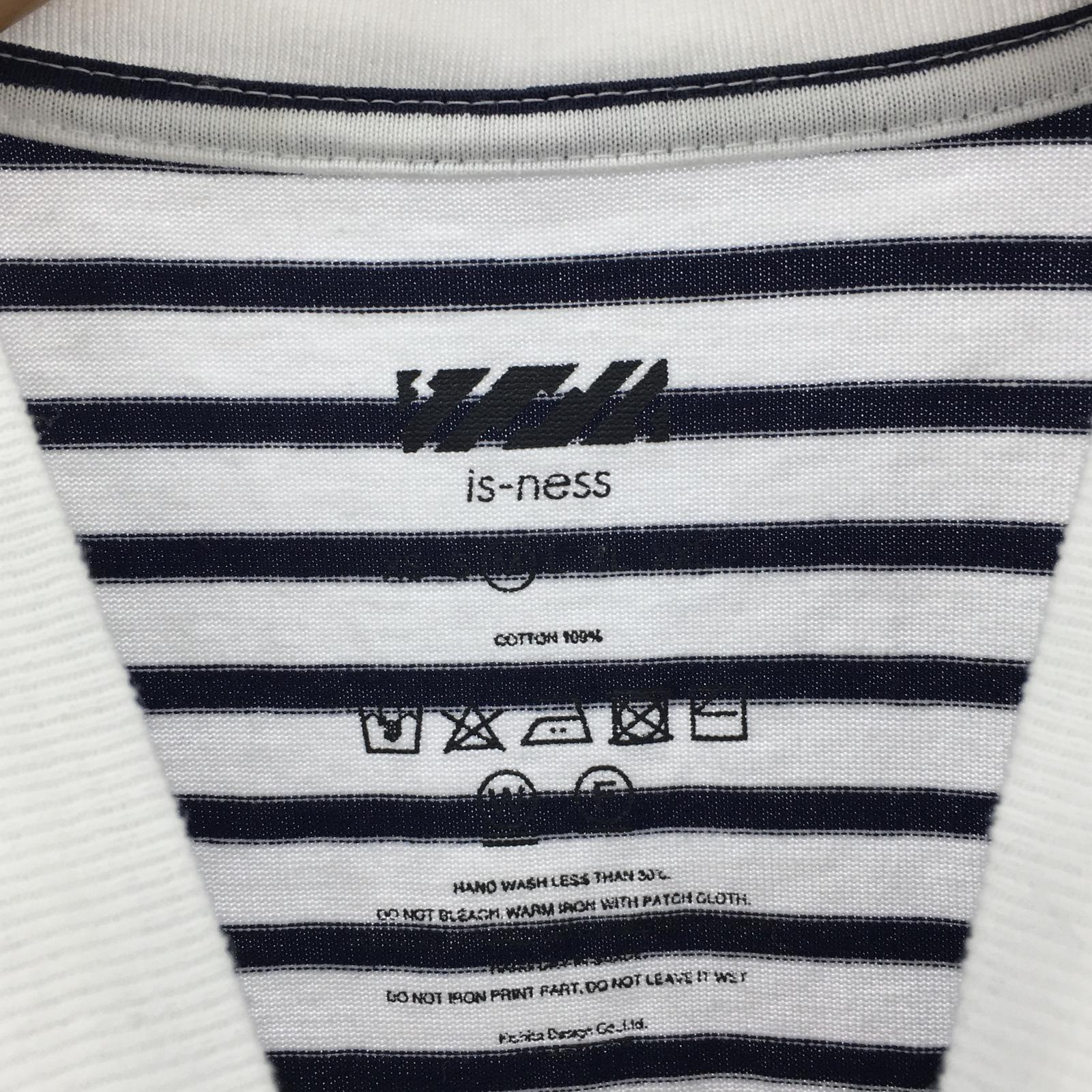 長袖Tシャツ ボーダーロングスリーブTee (M) M