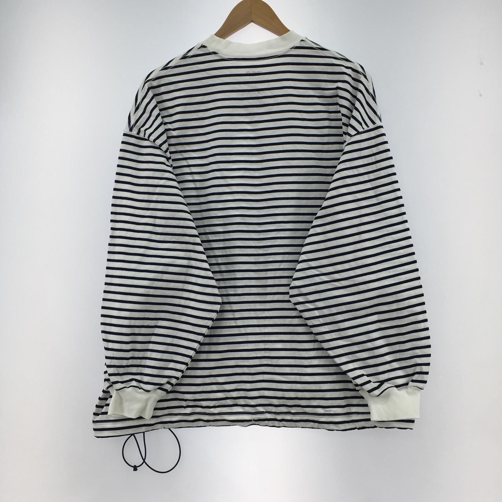 長袖Tシャツ ボーダーロングスリーブTee (M) M