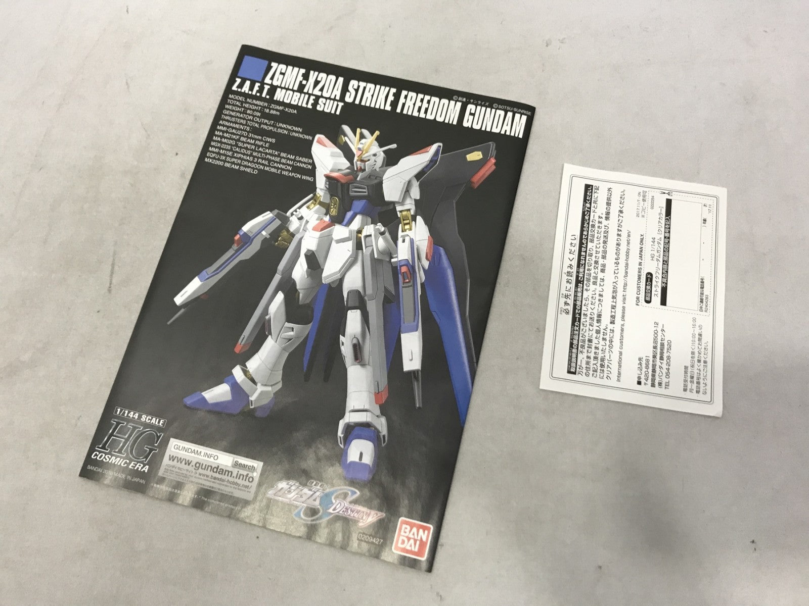 HG ストライクフリーダムガンダム クリアカラー ガンプラ