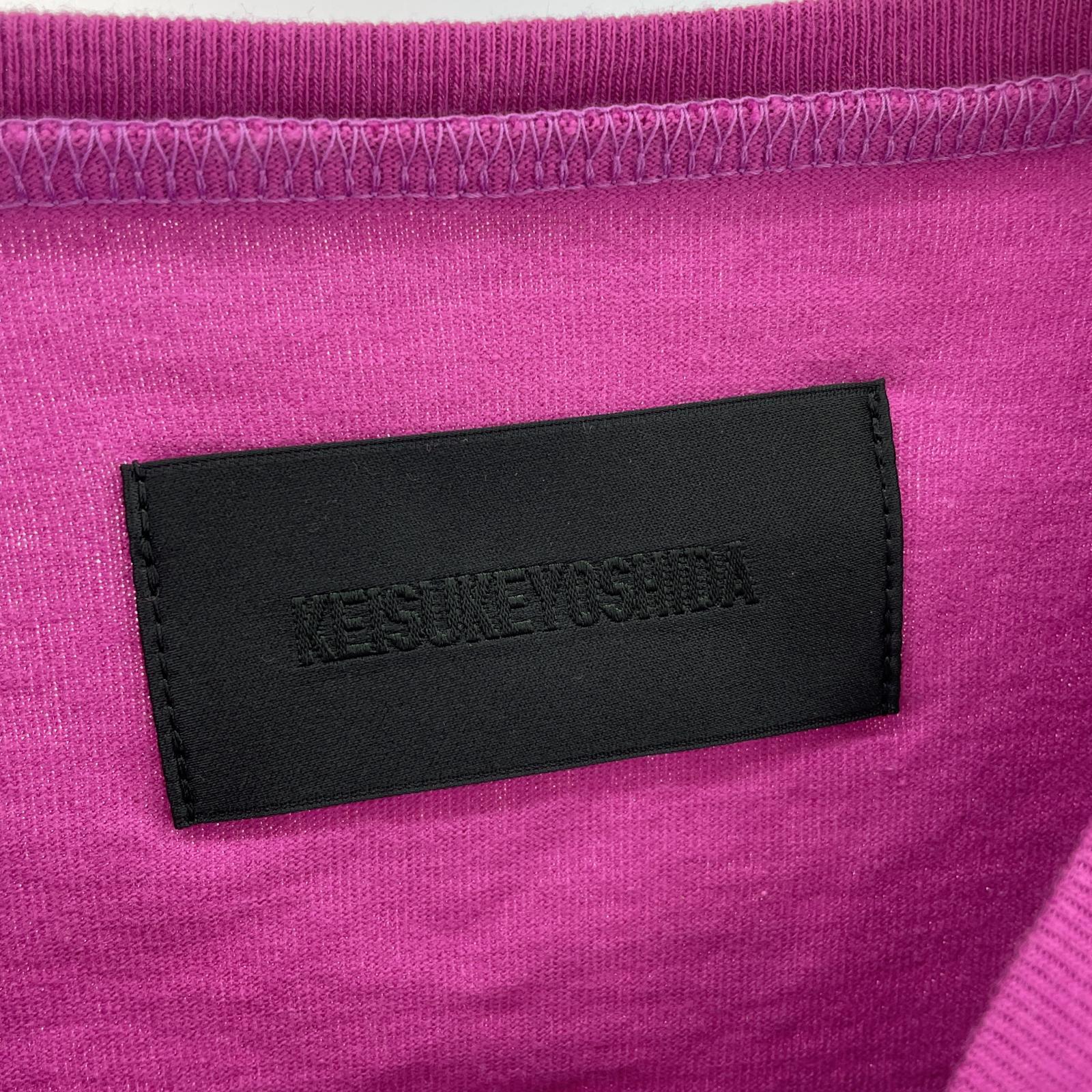 半袖Tシャツ KEISUKE YOSHIDA 24FW レイヤードスカーフTシャツ F フリー パープル