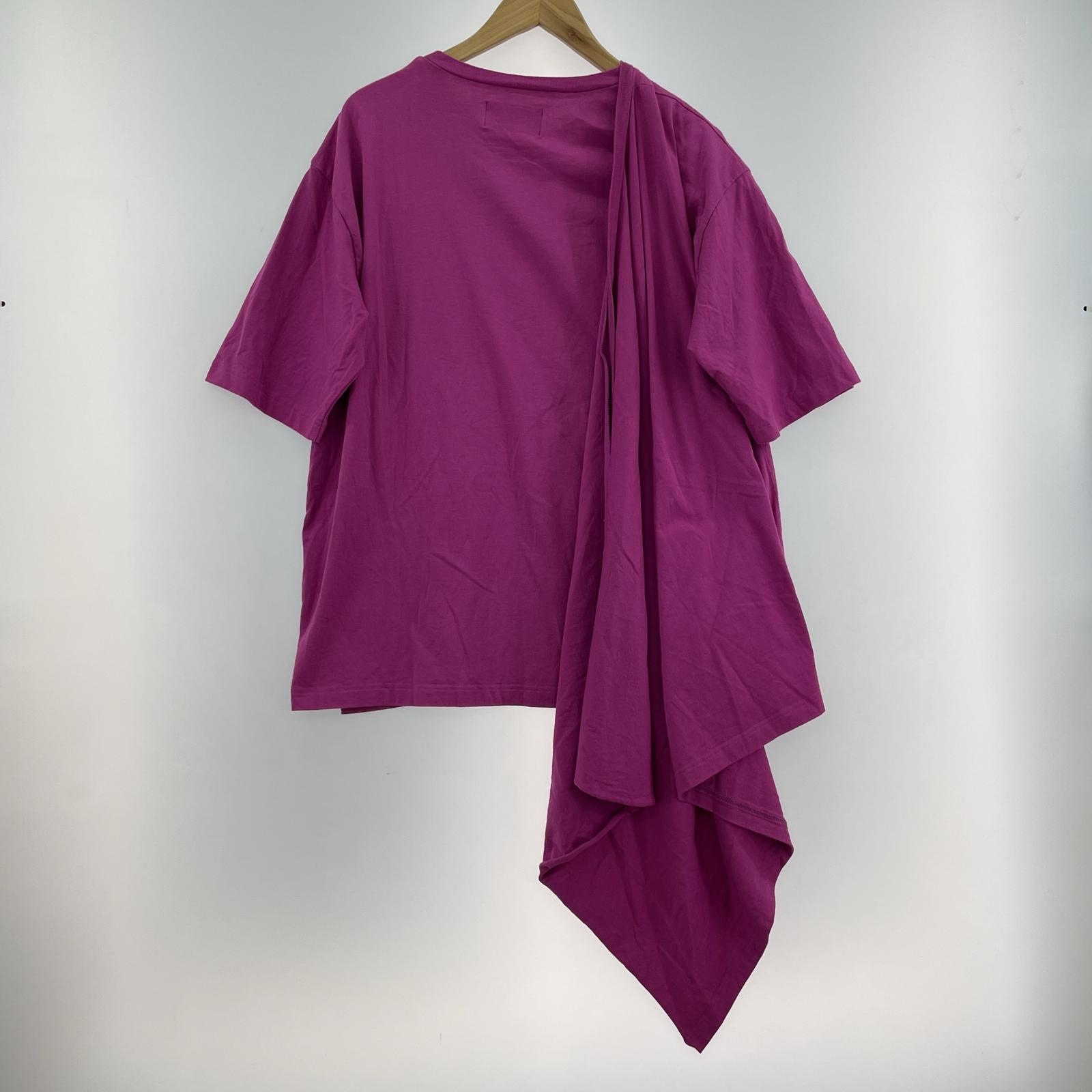 半袖Tシャツ KEISUKE YOSHIDA 24FW レイヤードスカーフTシャツ F フリー パープル