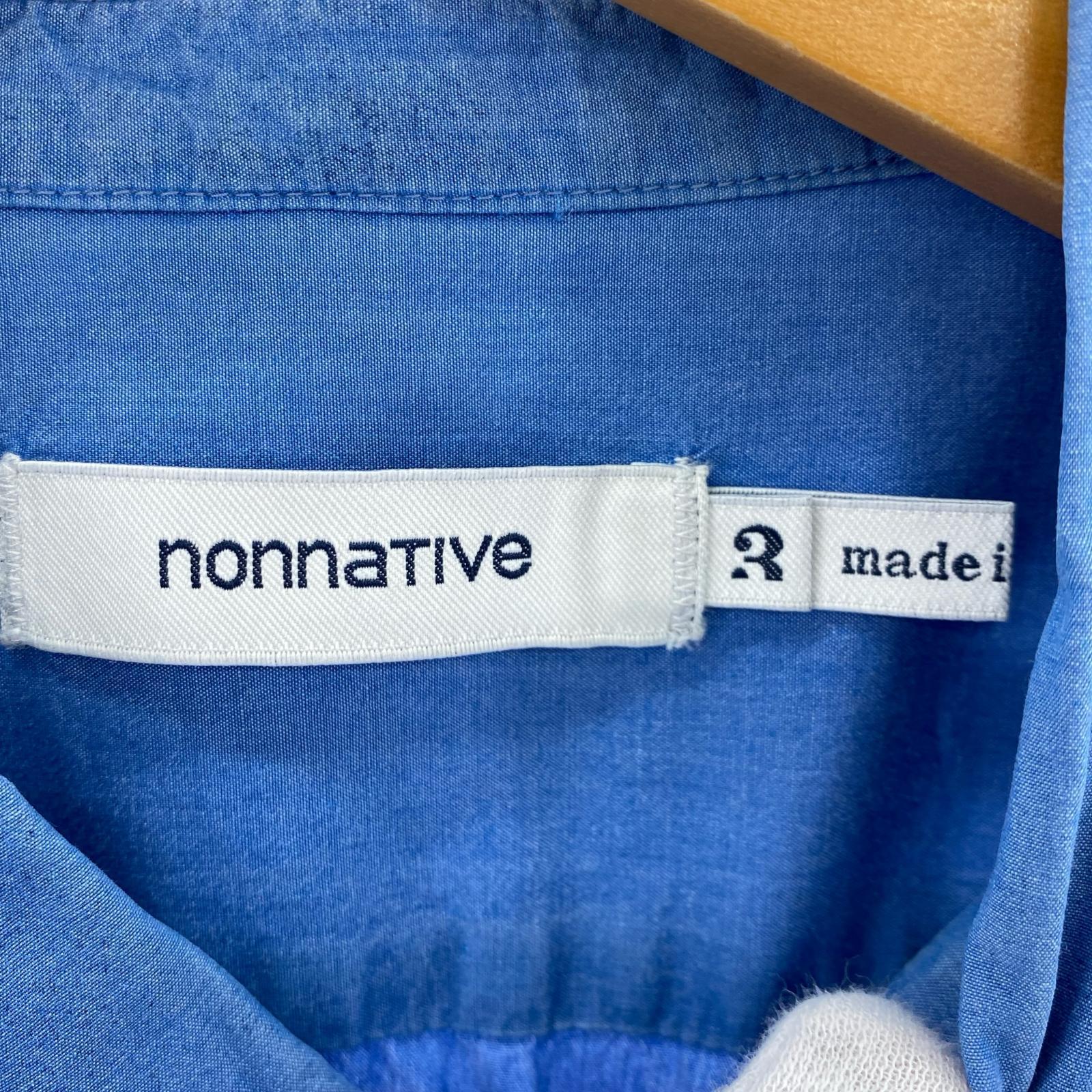 半袖シャツ B.D.SHIRT インディゴ (3) 3 ブルー