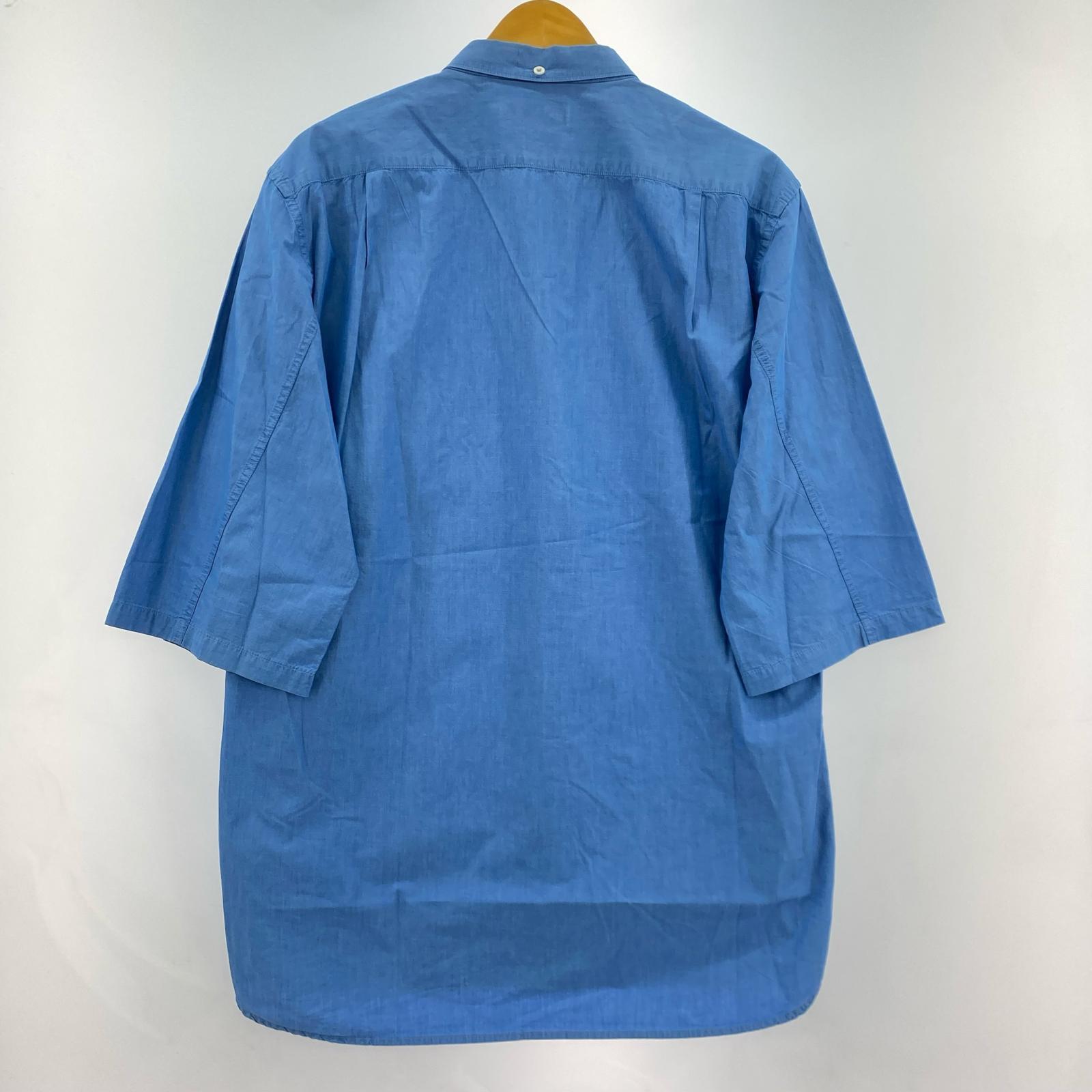 半袖シャツ B.D.SHIRT インディゴ (3) 3 ブルー